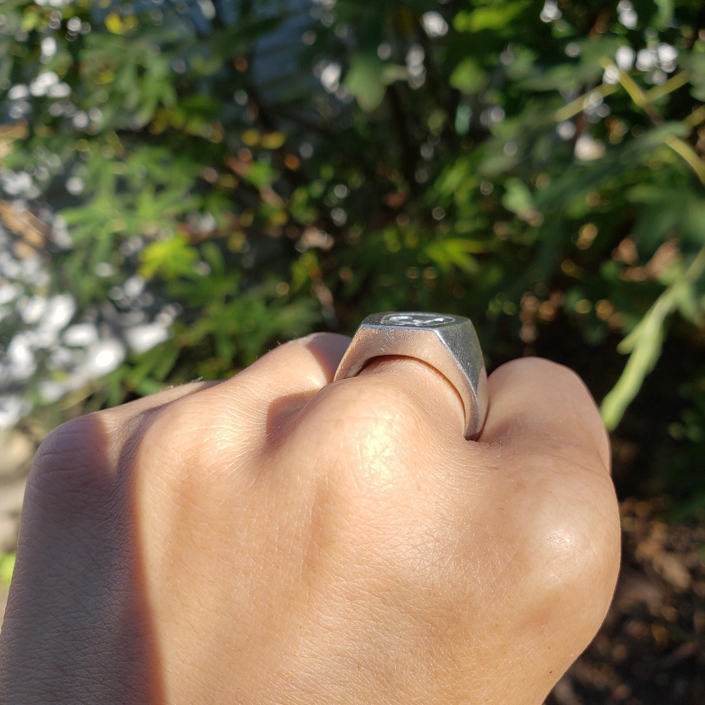Egyptian warrior weapons wax seal signet ring