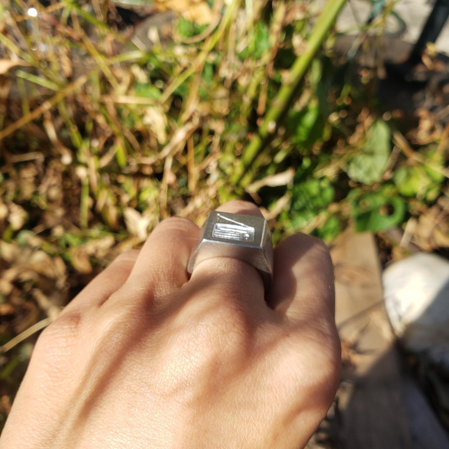 Radio wax seal signet ring