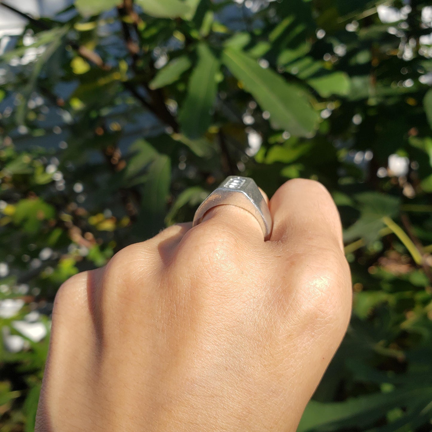 Traffic light wax seal signet ring