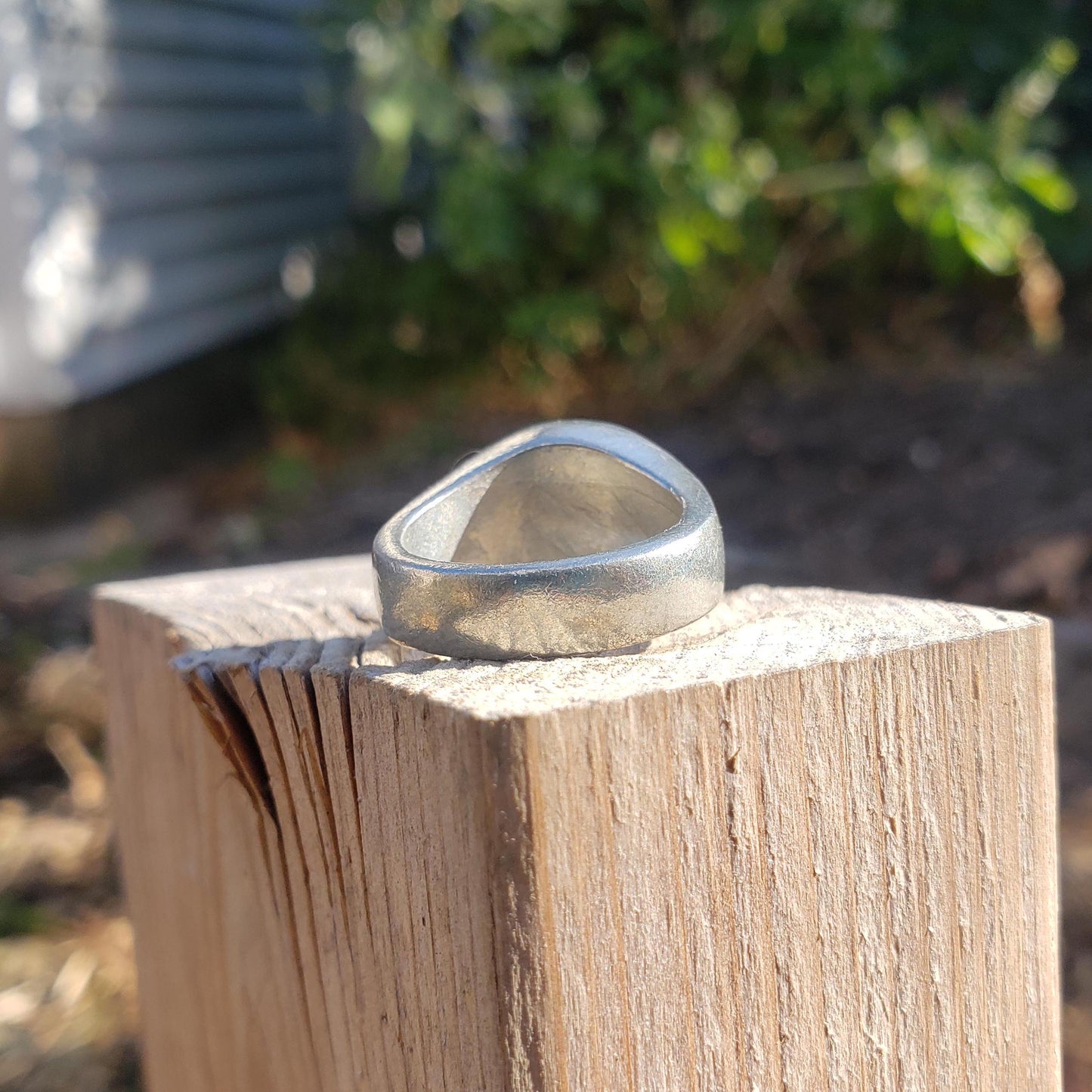 Fan wax seal signet ring
