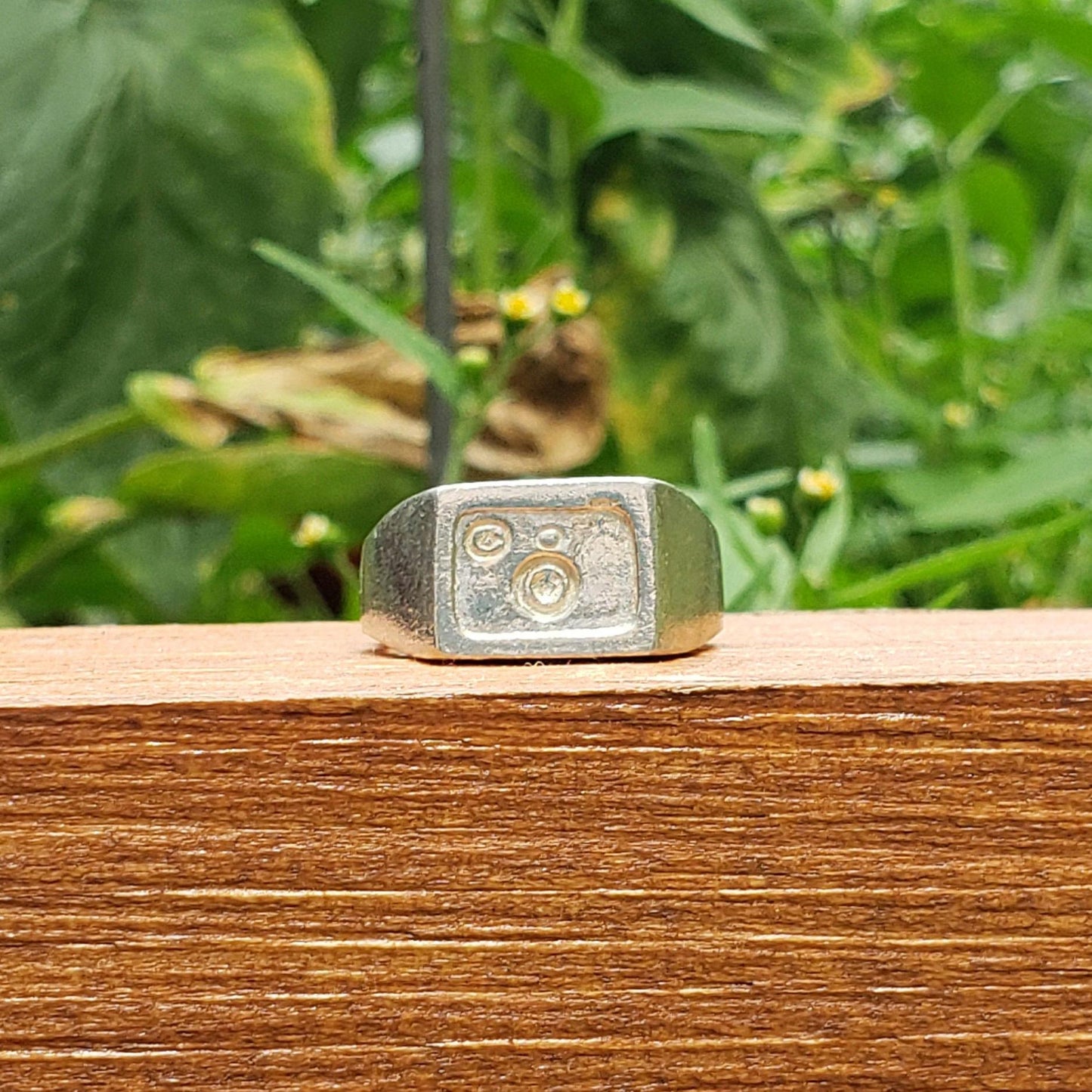 Camera wax seal signet ring