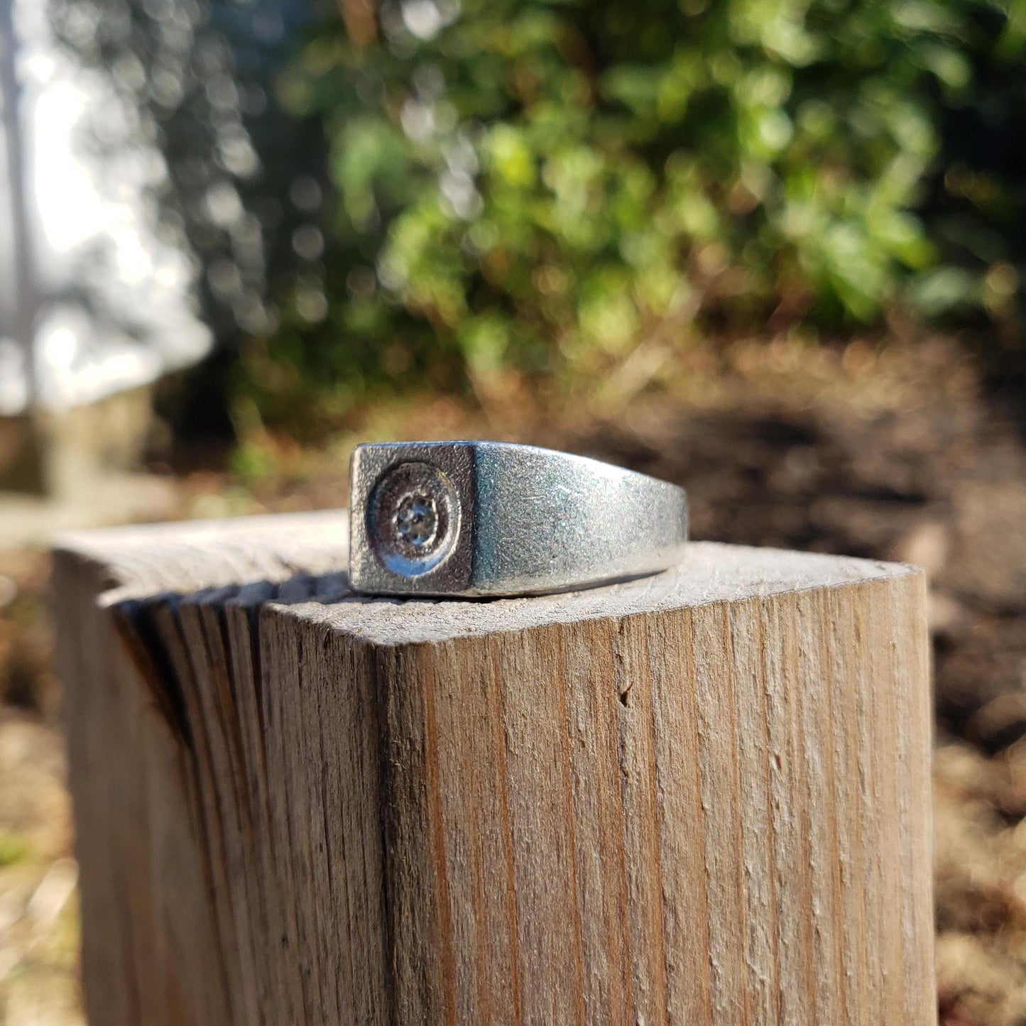 Blueberry wax seal signet ring