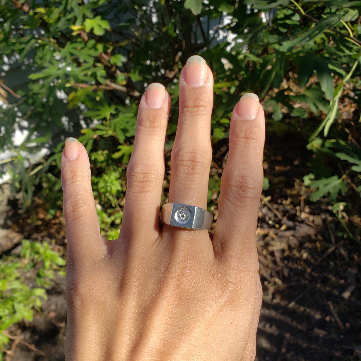 Blueberry wax seal signet ring