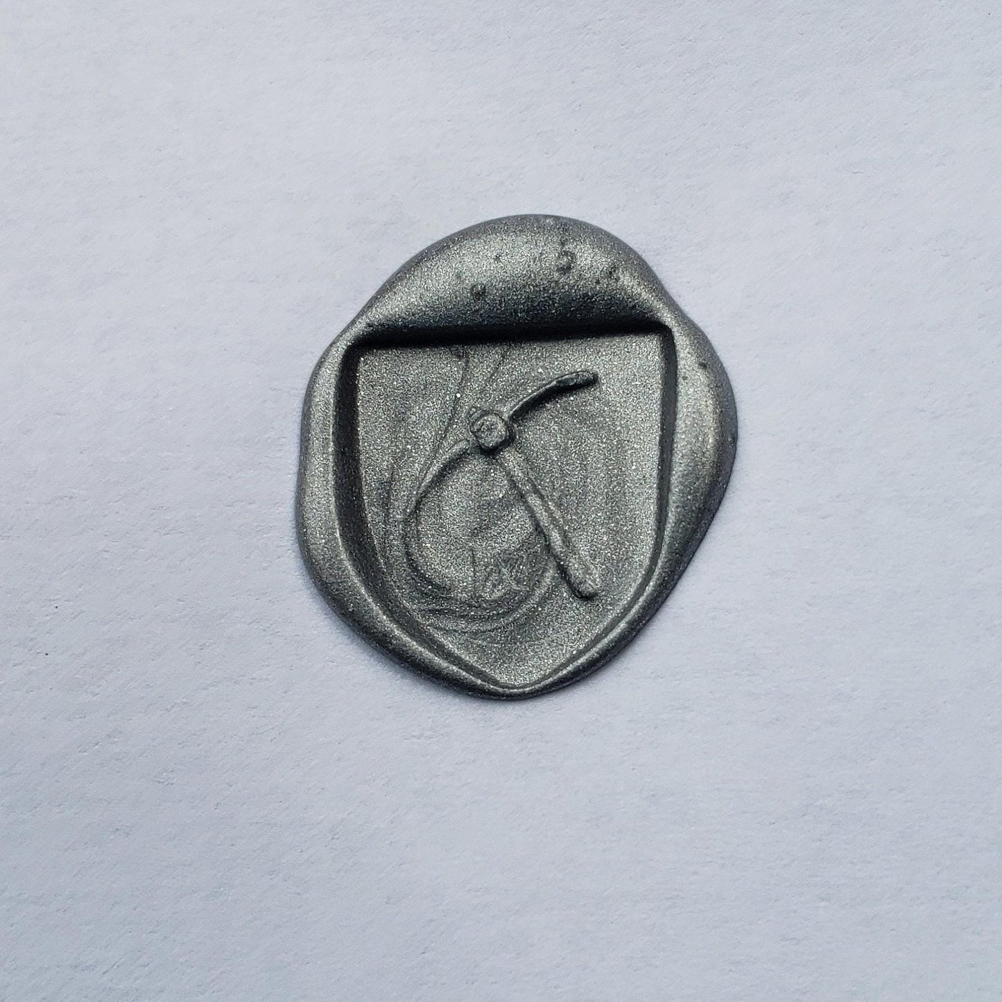 Pickaxe wax seal signet ring