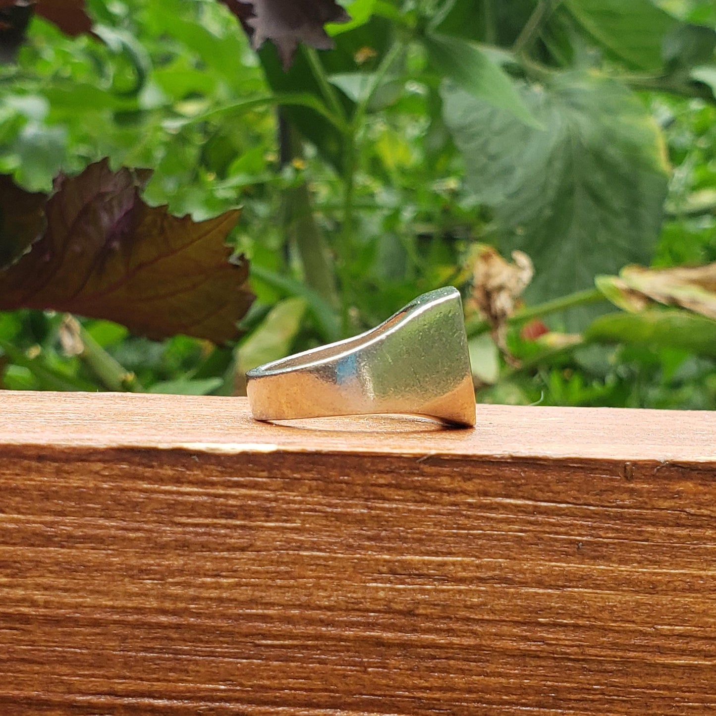 Pickaxe wax seal signet ring