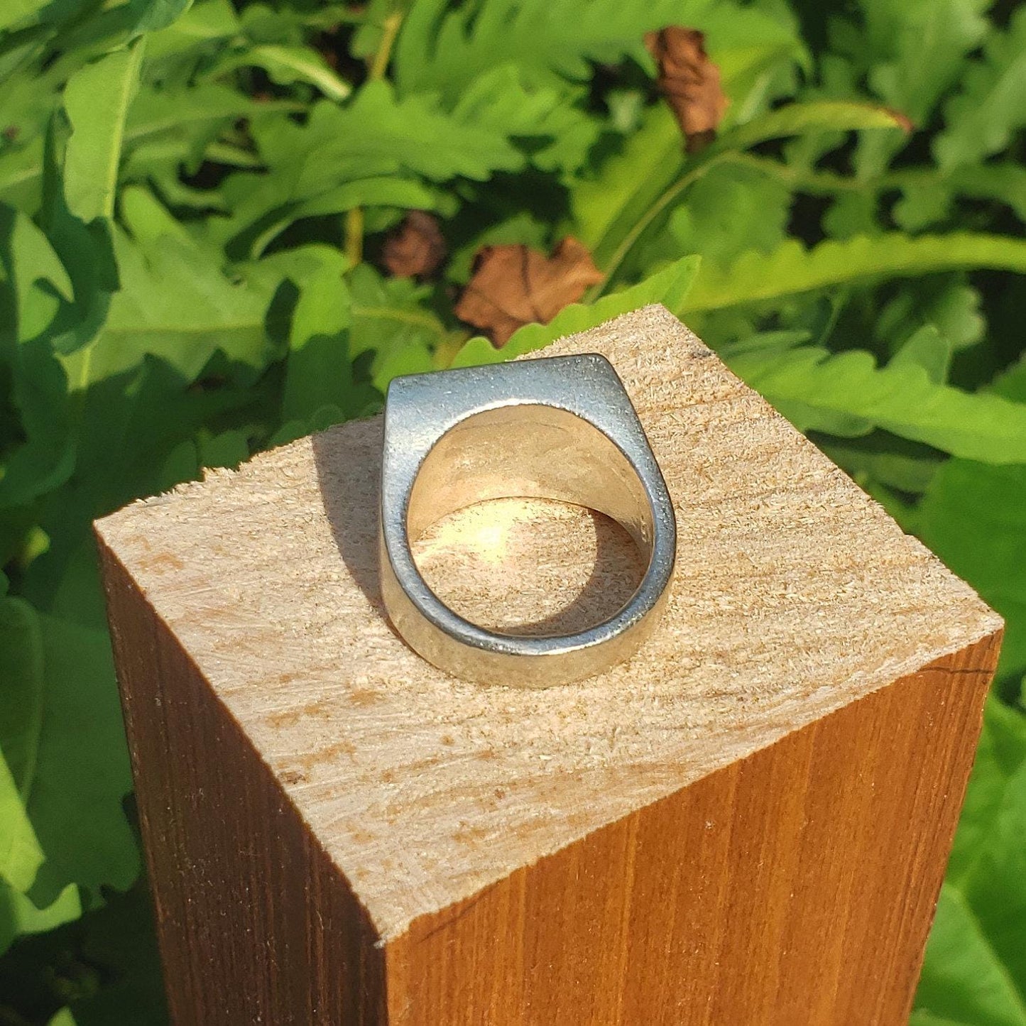 Pancakes wax seal signet ring