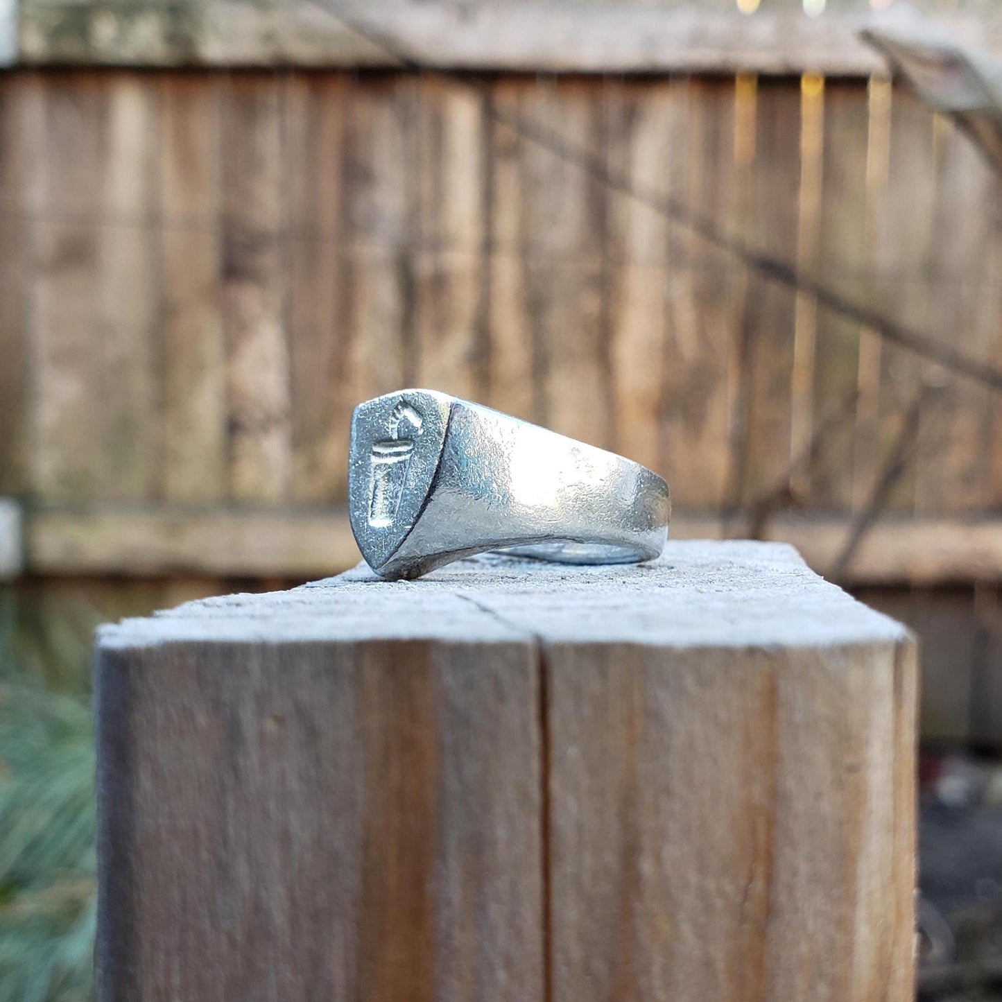 Soda cup wax seal signet ring