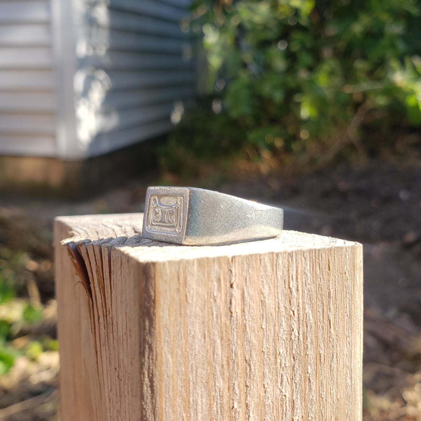 Casette wax seal signet ring