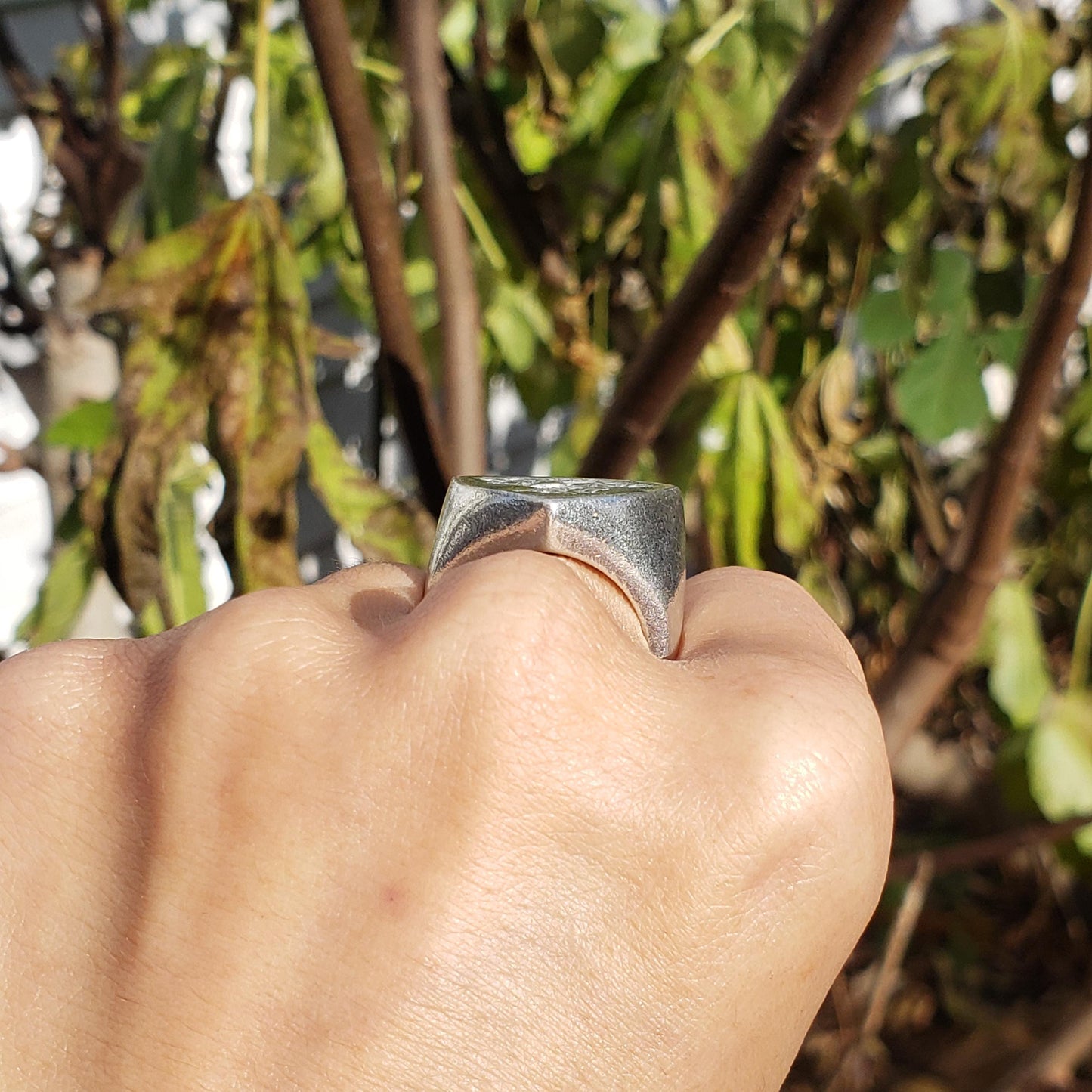 Treehouse wax seal signet ring