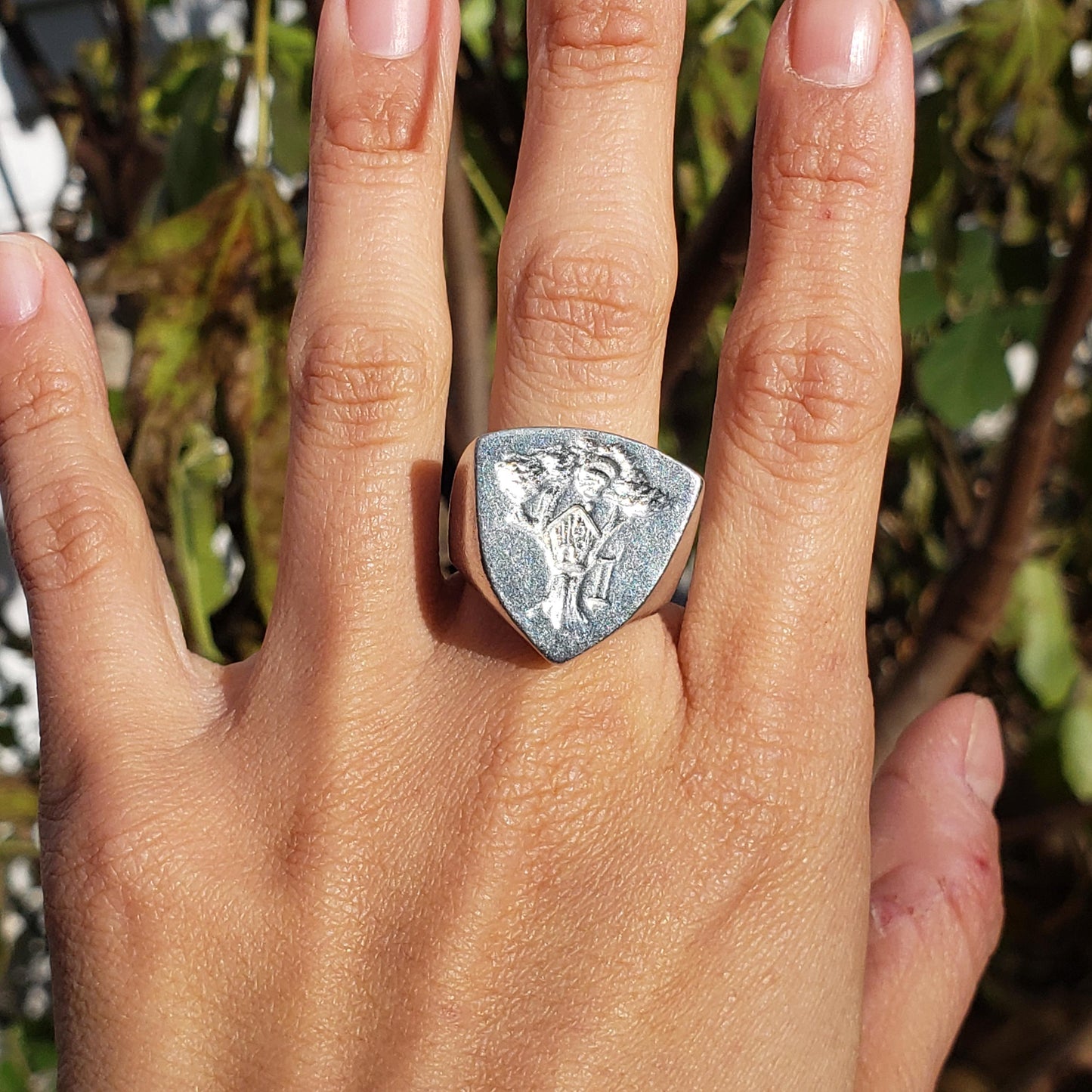 Treehouse wax seal signet ring