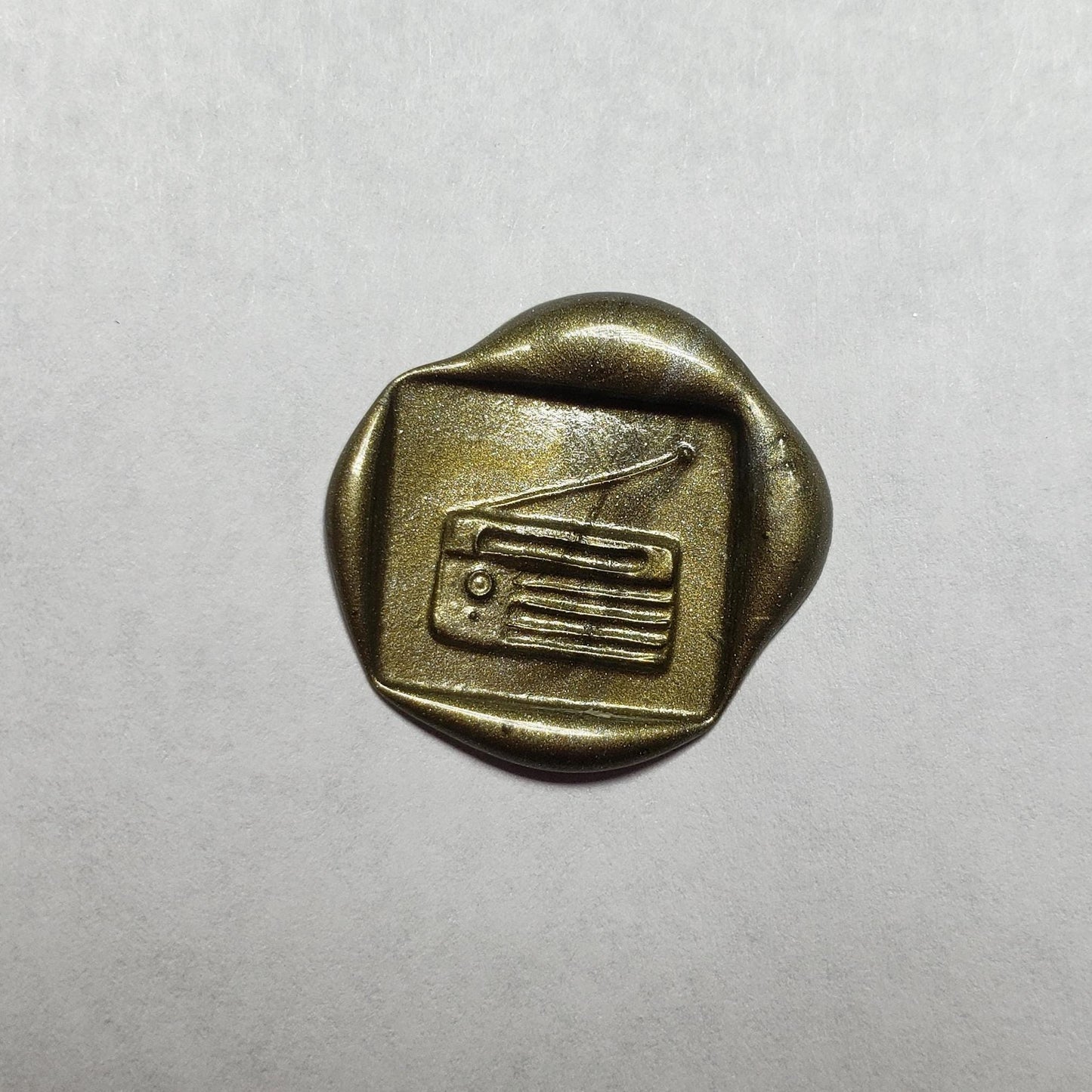 Radio wax seal signet ring