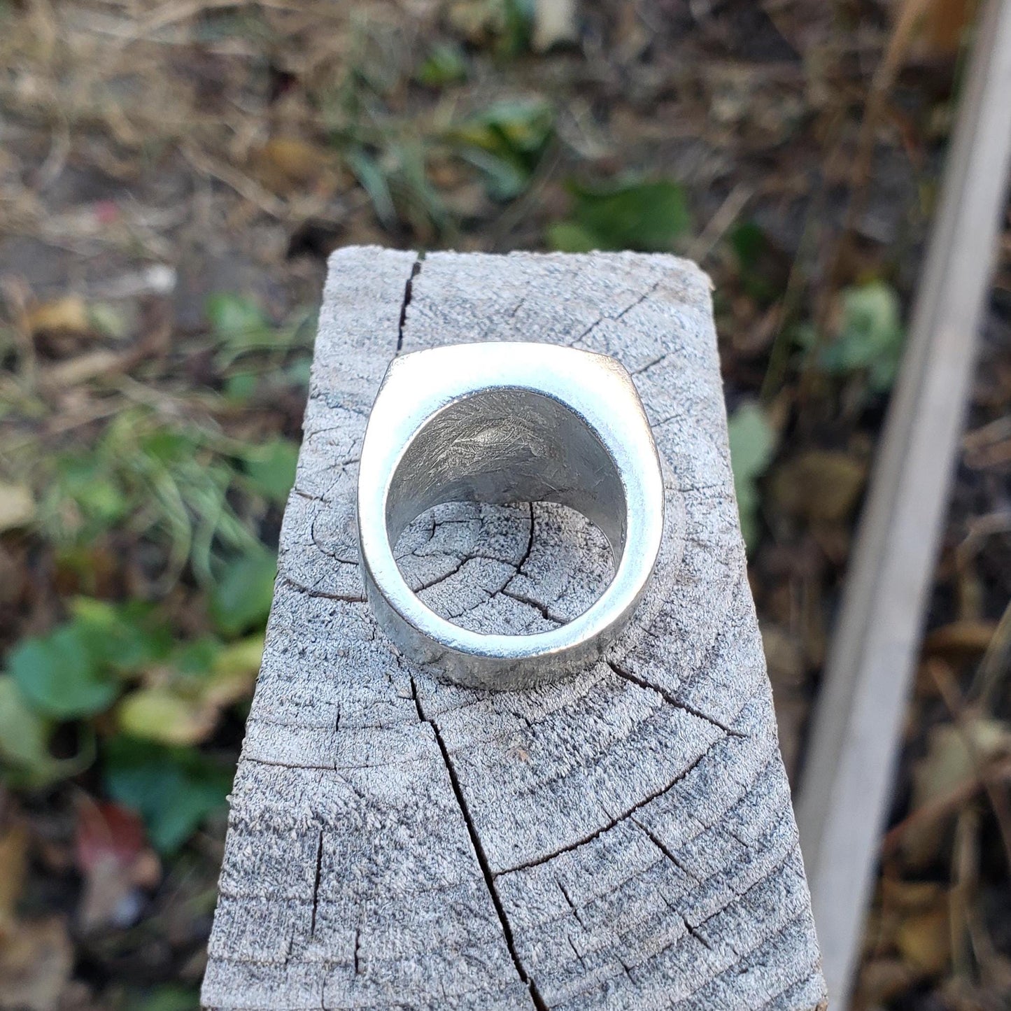 Rapier and buckler wax seal signet ring