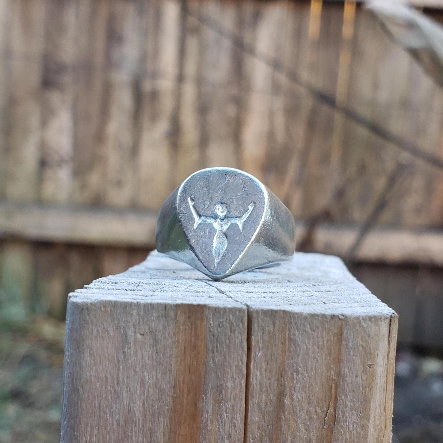 This huge wax seal signet ring