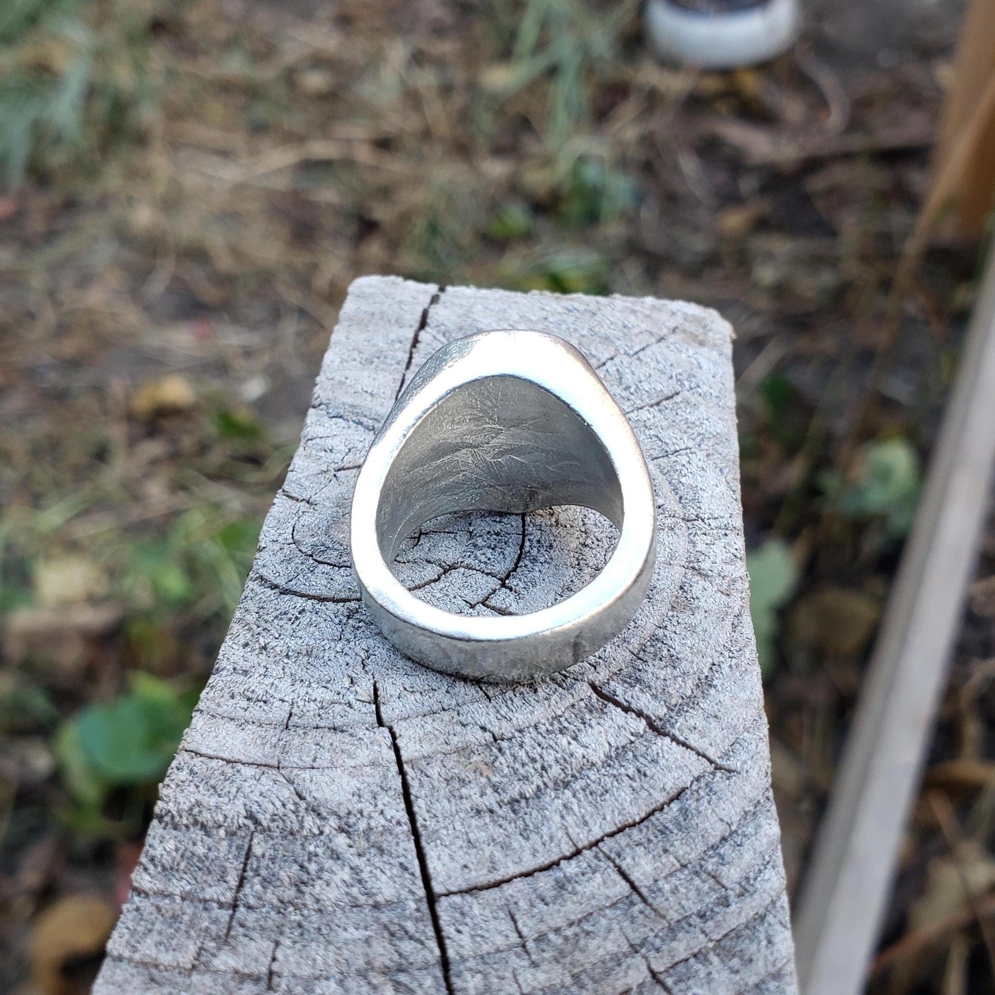 This huge wax seal signet ring
