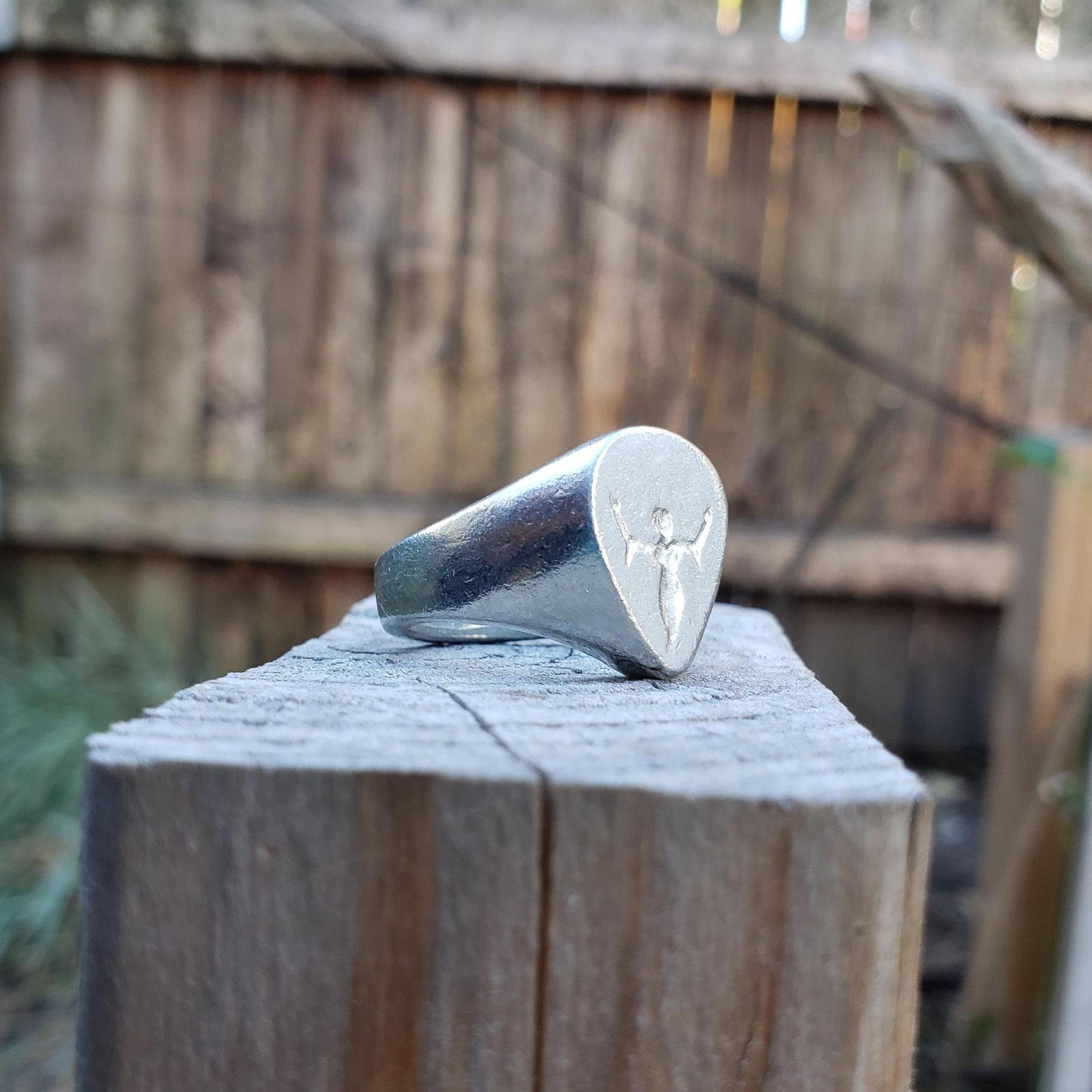 This huge wax seal signet ring