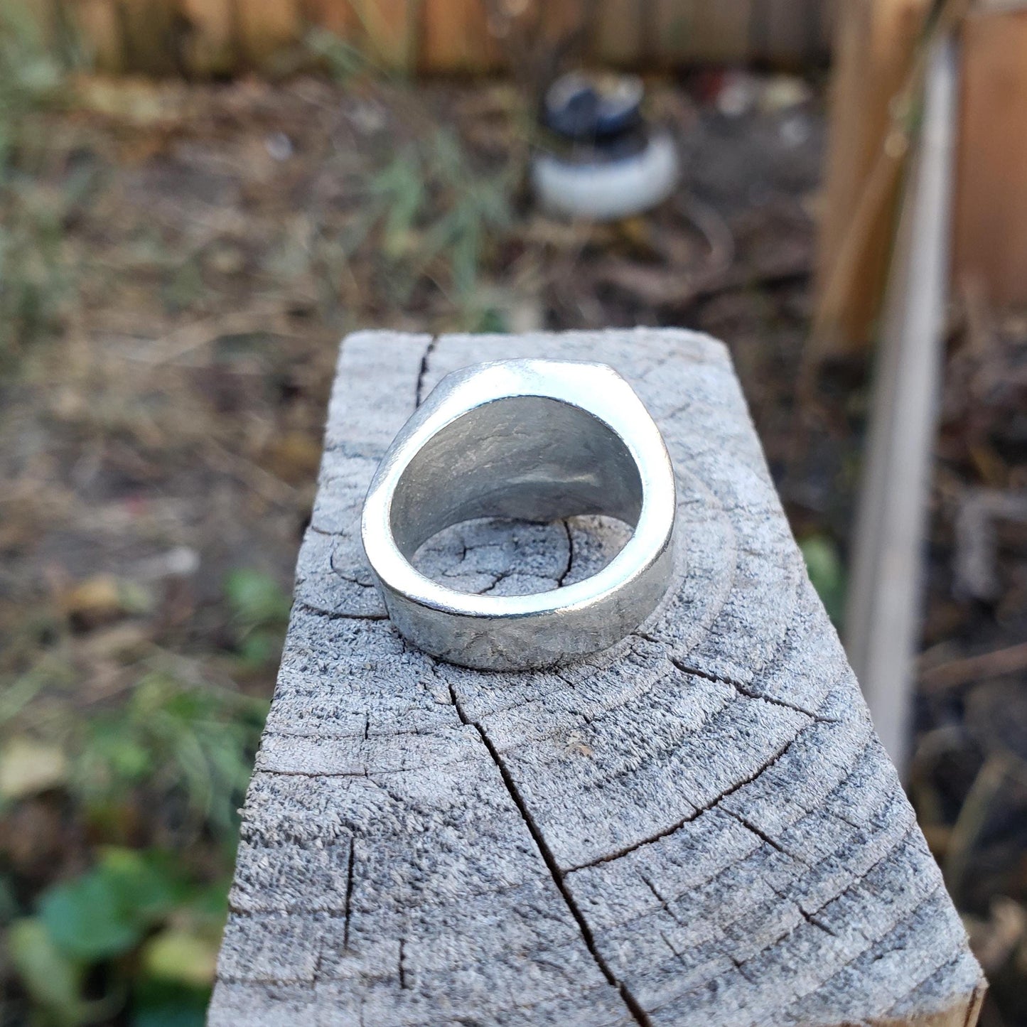 Soda cup wax seal signet ring