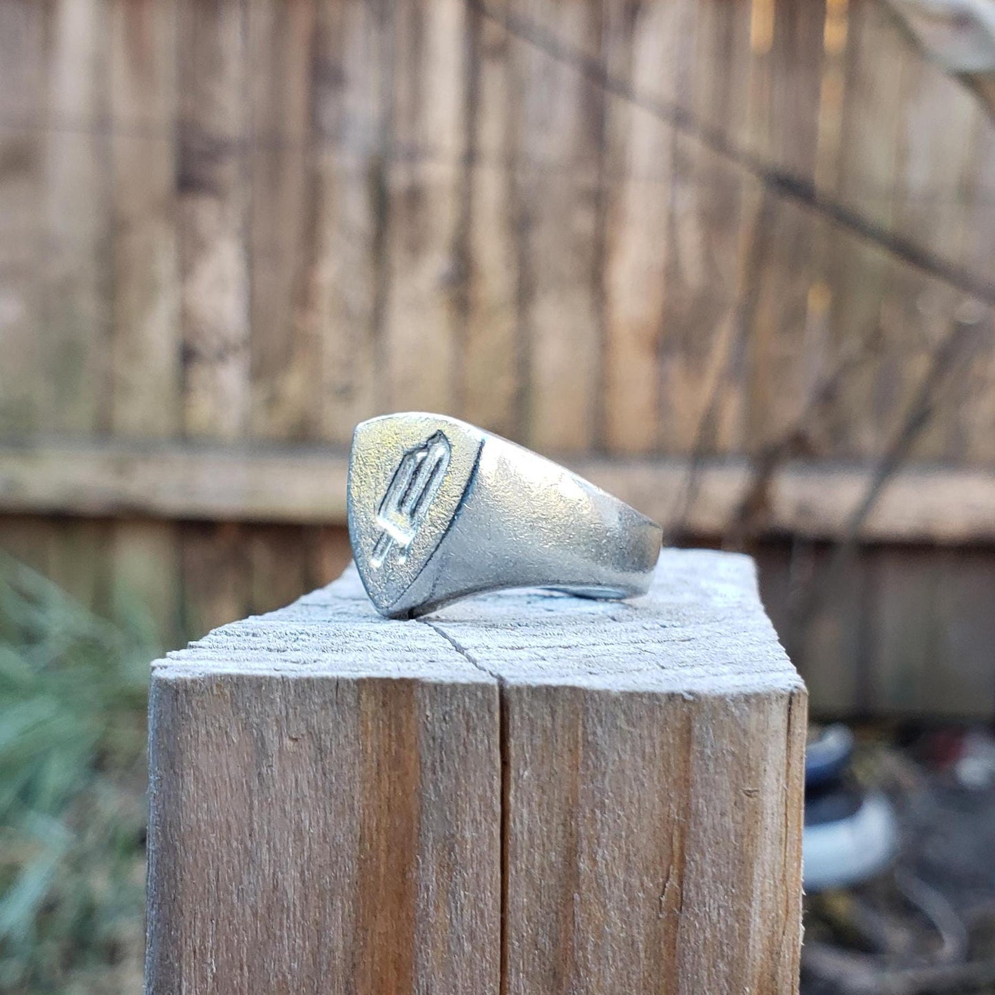 Popsicle wax seal signet ring