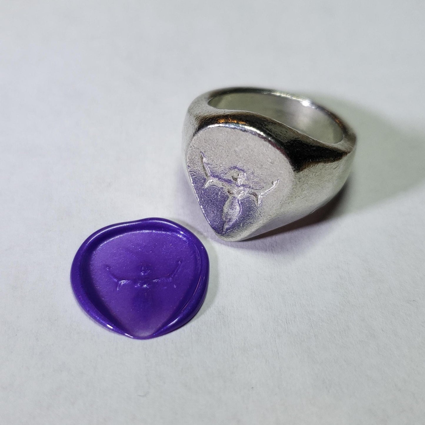 This huge wax seal signet ring
