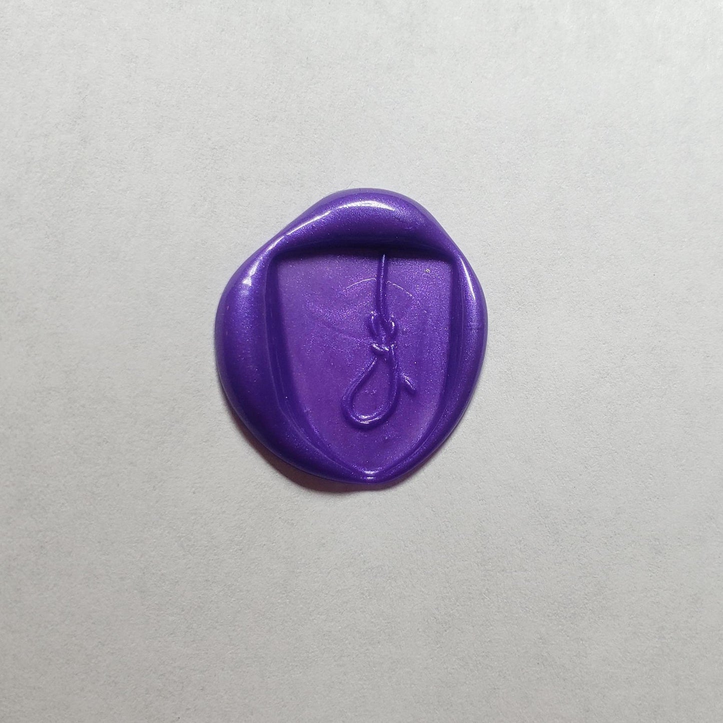 Bowline knot wax seal signet ring
