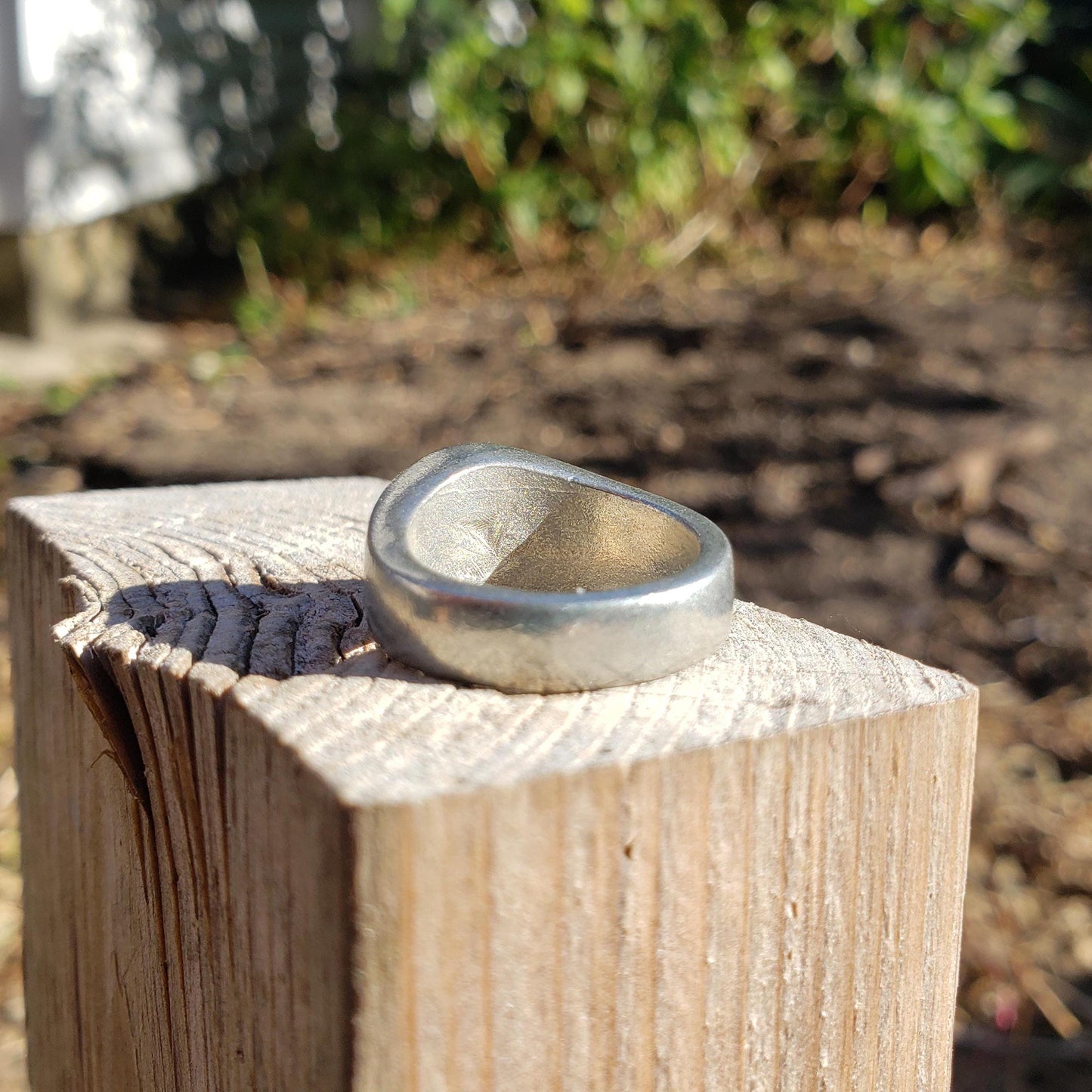 Square knot wax seal signet ring
