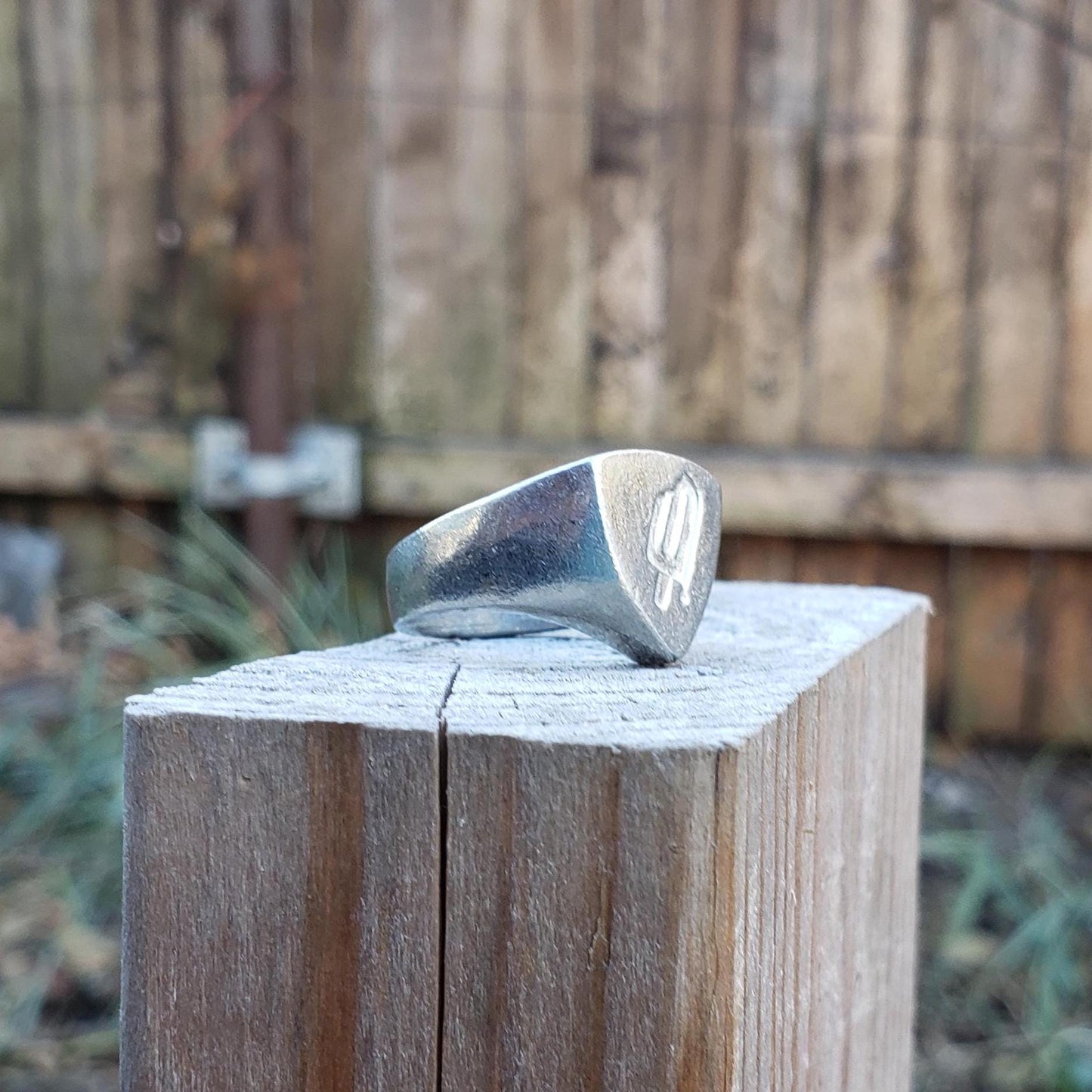 Popsicle wax seal signet ring