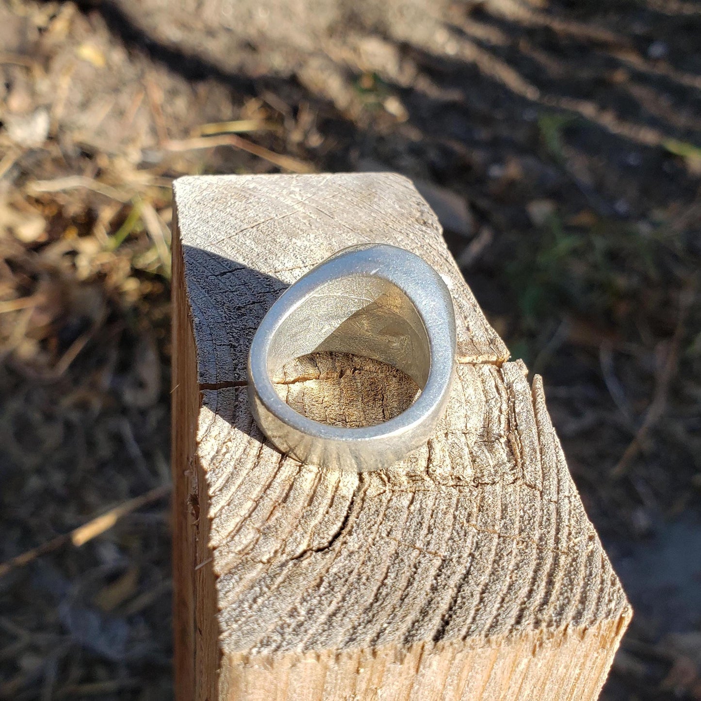 Field mouse wax seal signet ring