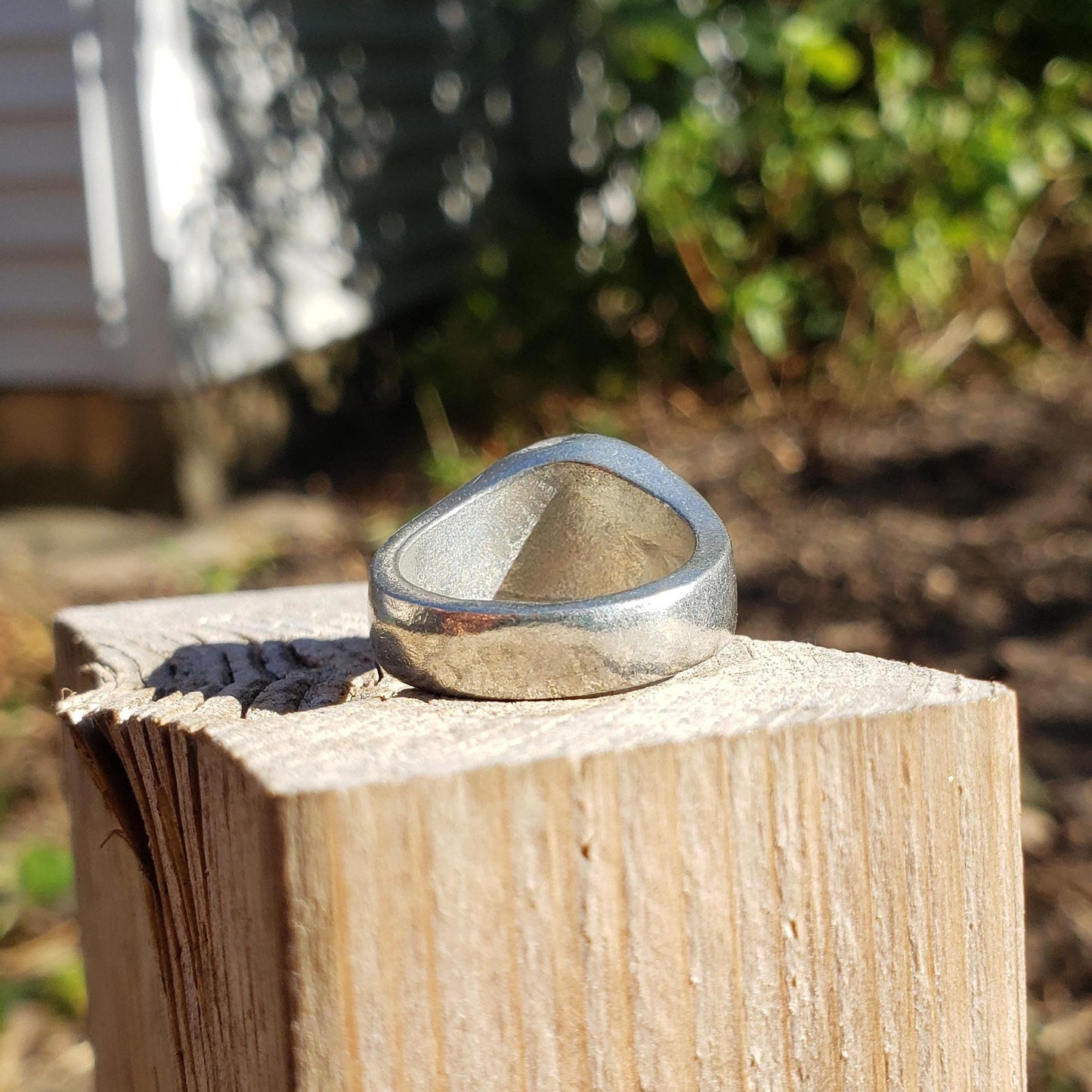 Ribbon bow wax seal signet ring