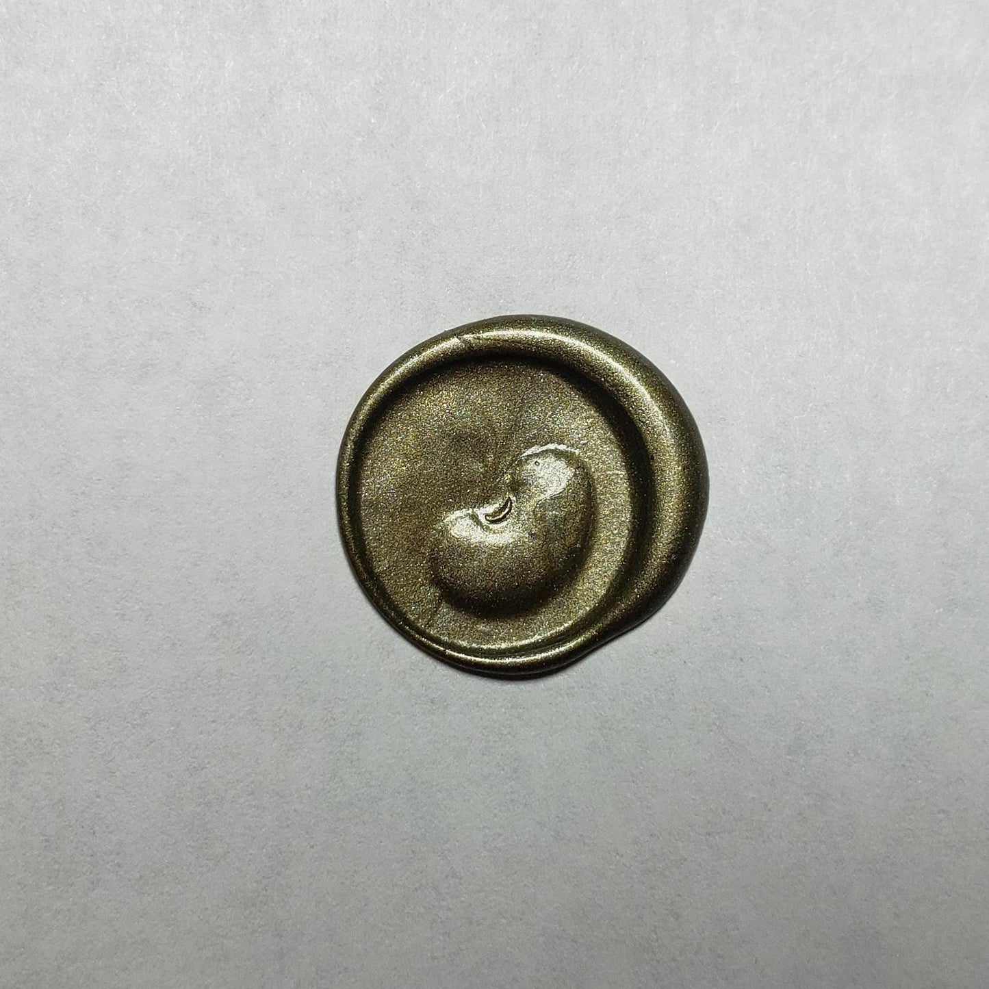 Bean wax seal signet ring