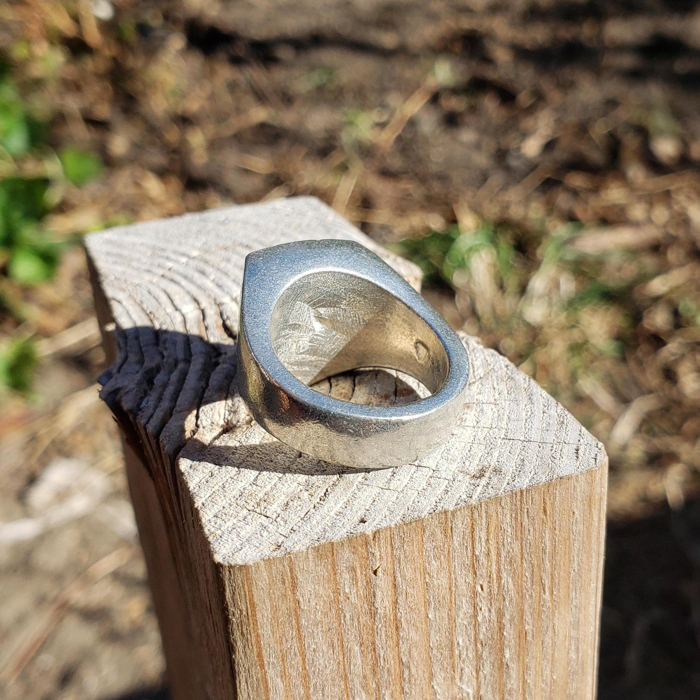 Bowline knot wax seal signet ring