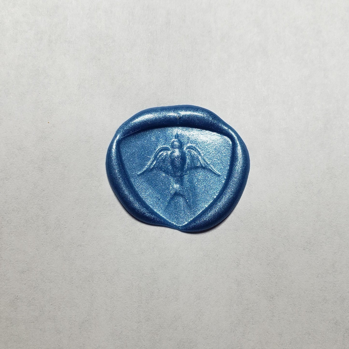 Swallow wax seal signet ring