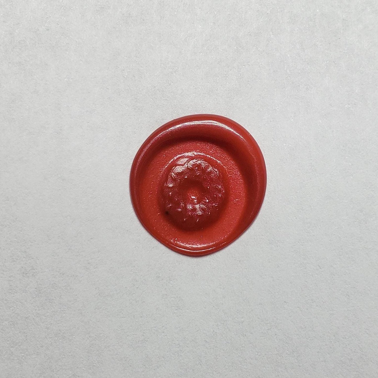 donut wax seal signet ring