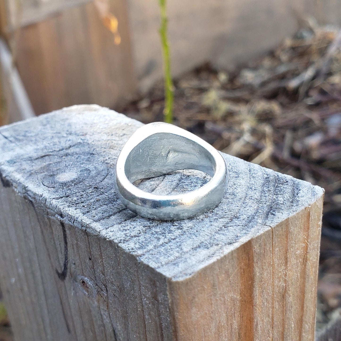 donut wax seal signet ring