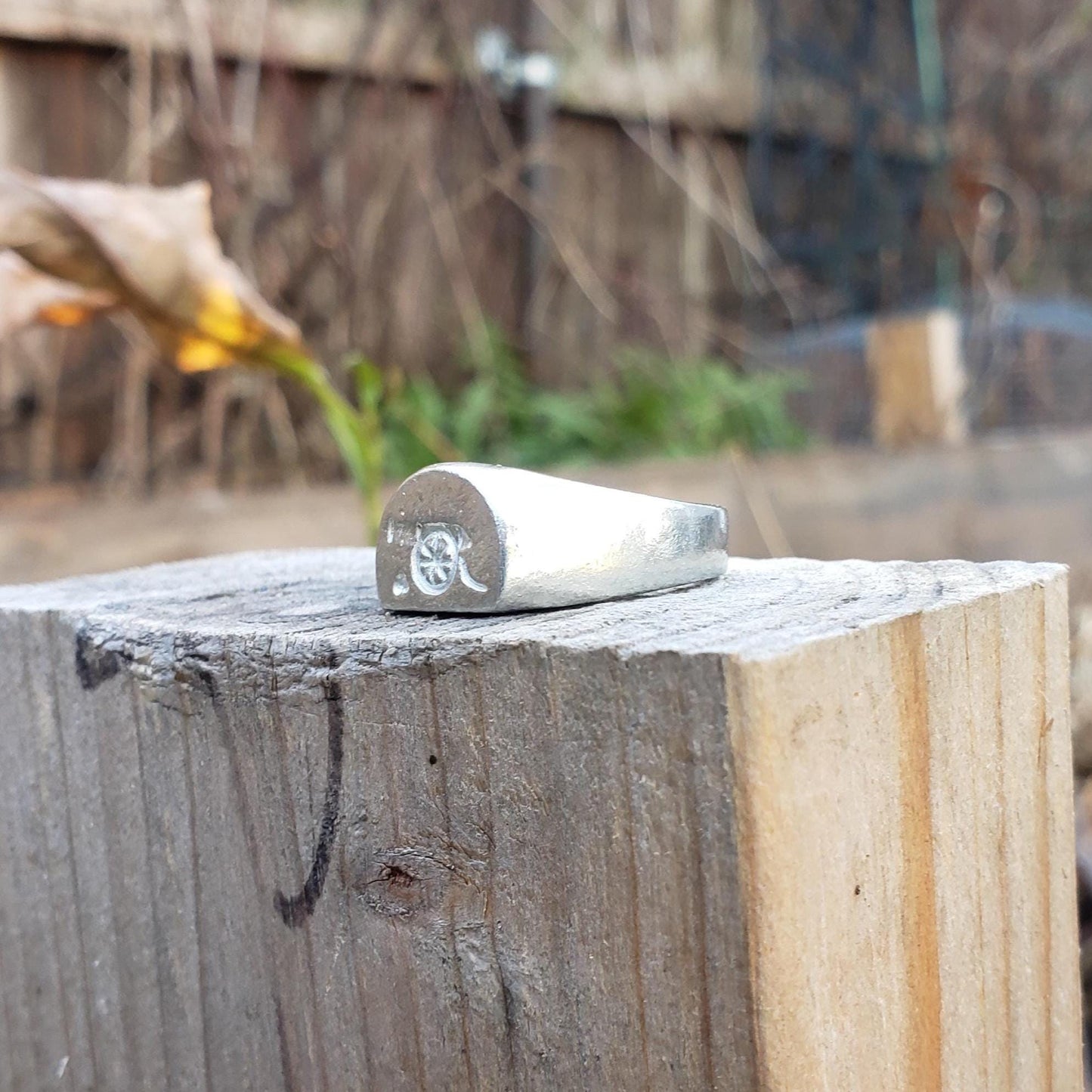 Cannon wax seal signet ring