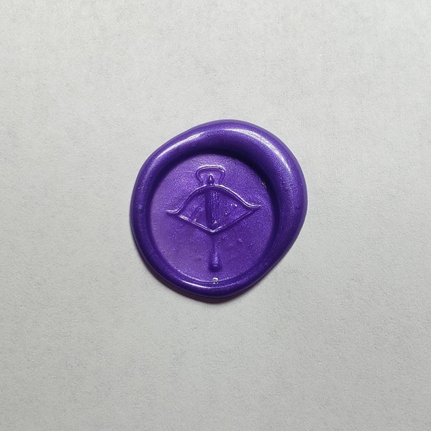 Crossbow wax seal signet ring