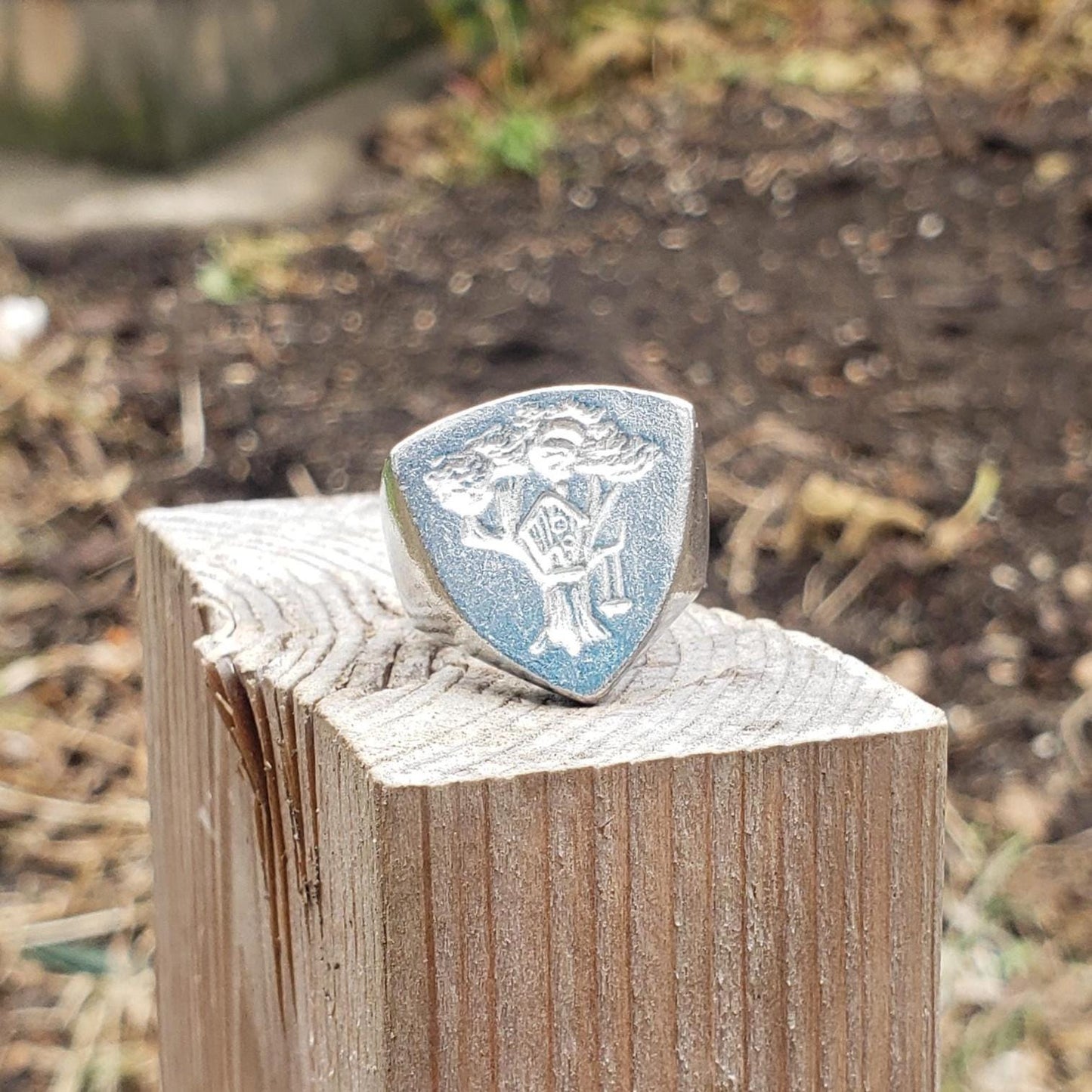 Treehouse wax seal signet ring