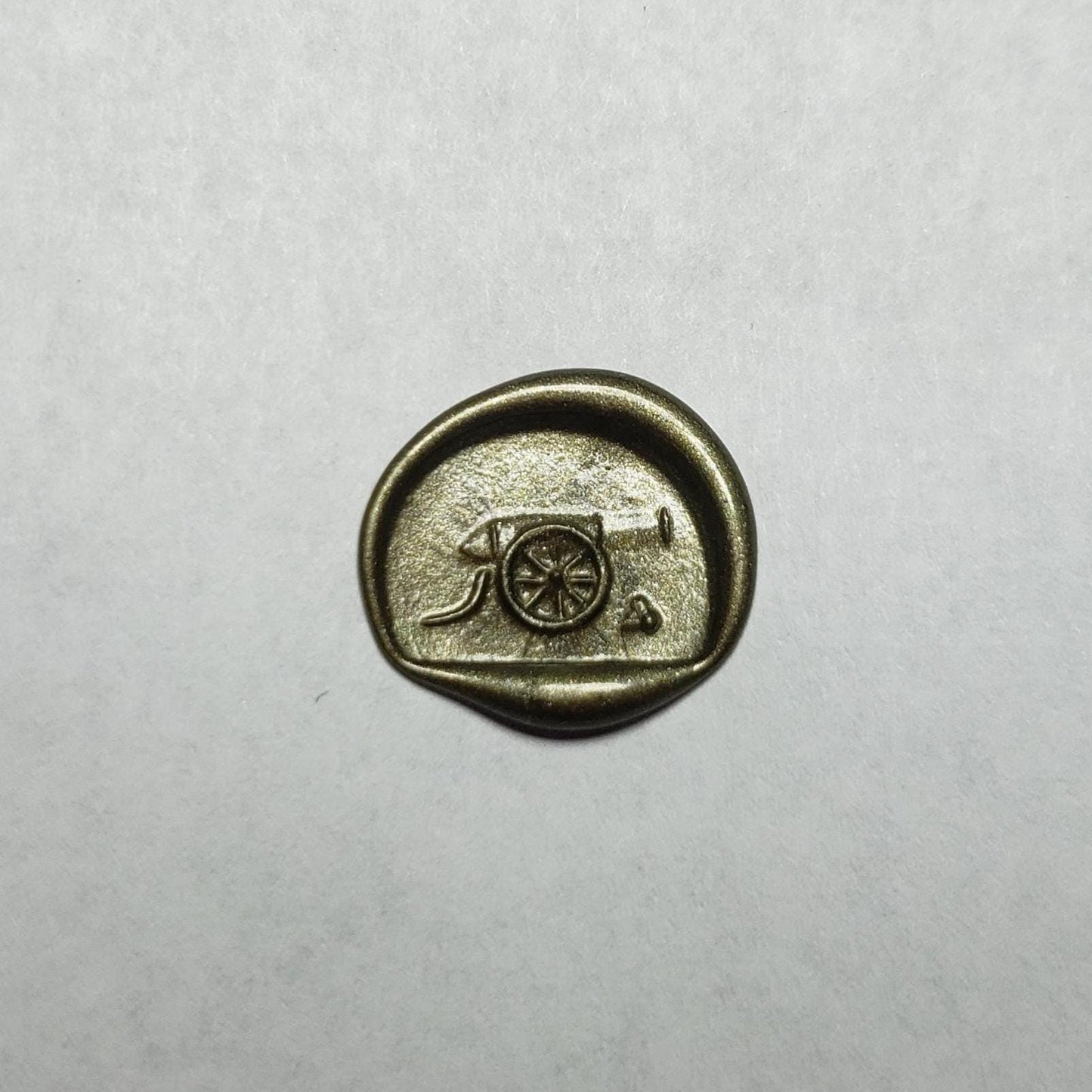 Cannon wax seal signet ring