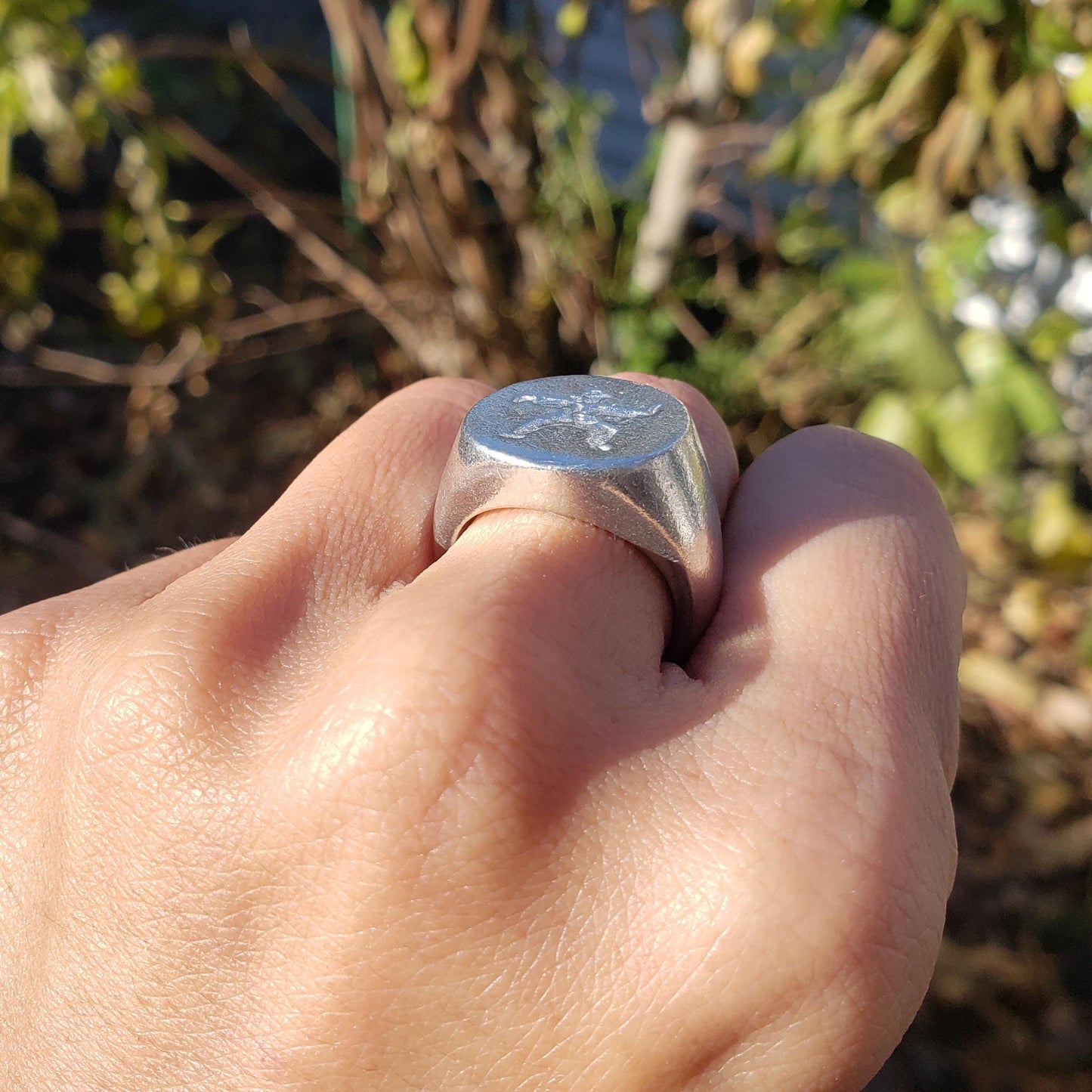 taichi wax seal signet ring