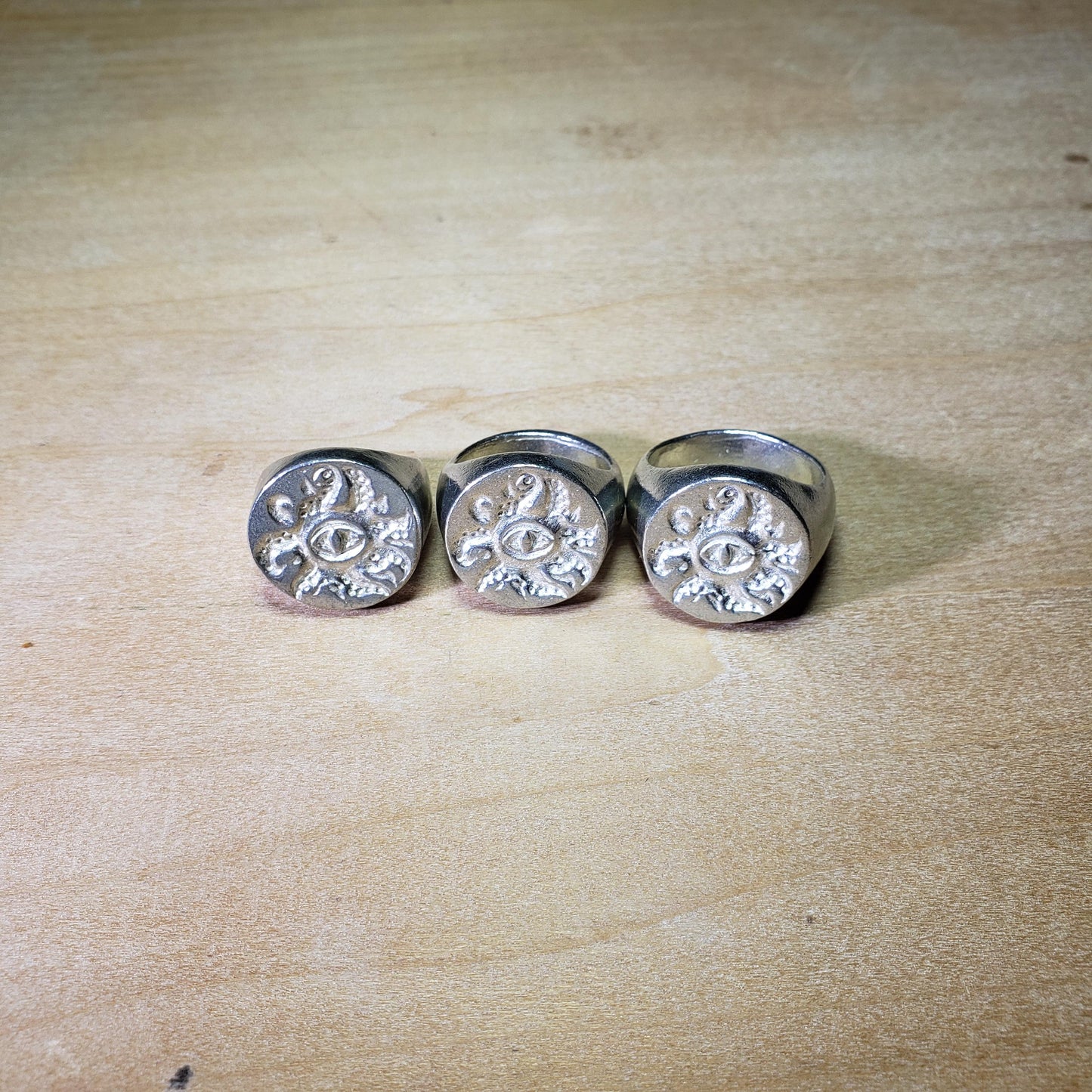 tentacle monster wax seal signet ring