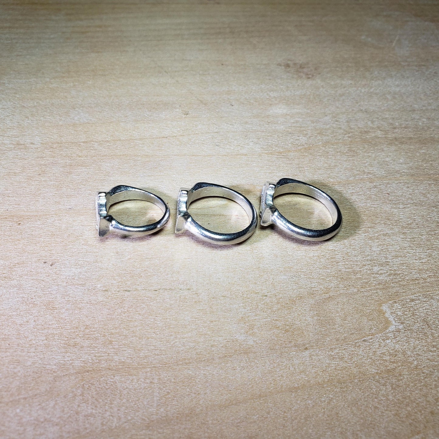 Fish skeleton wax seal signet ring