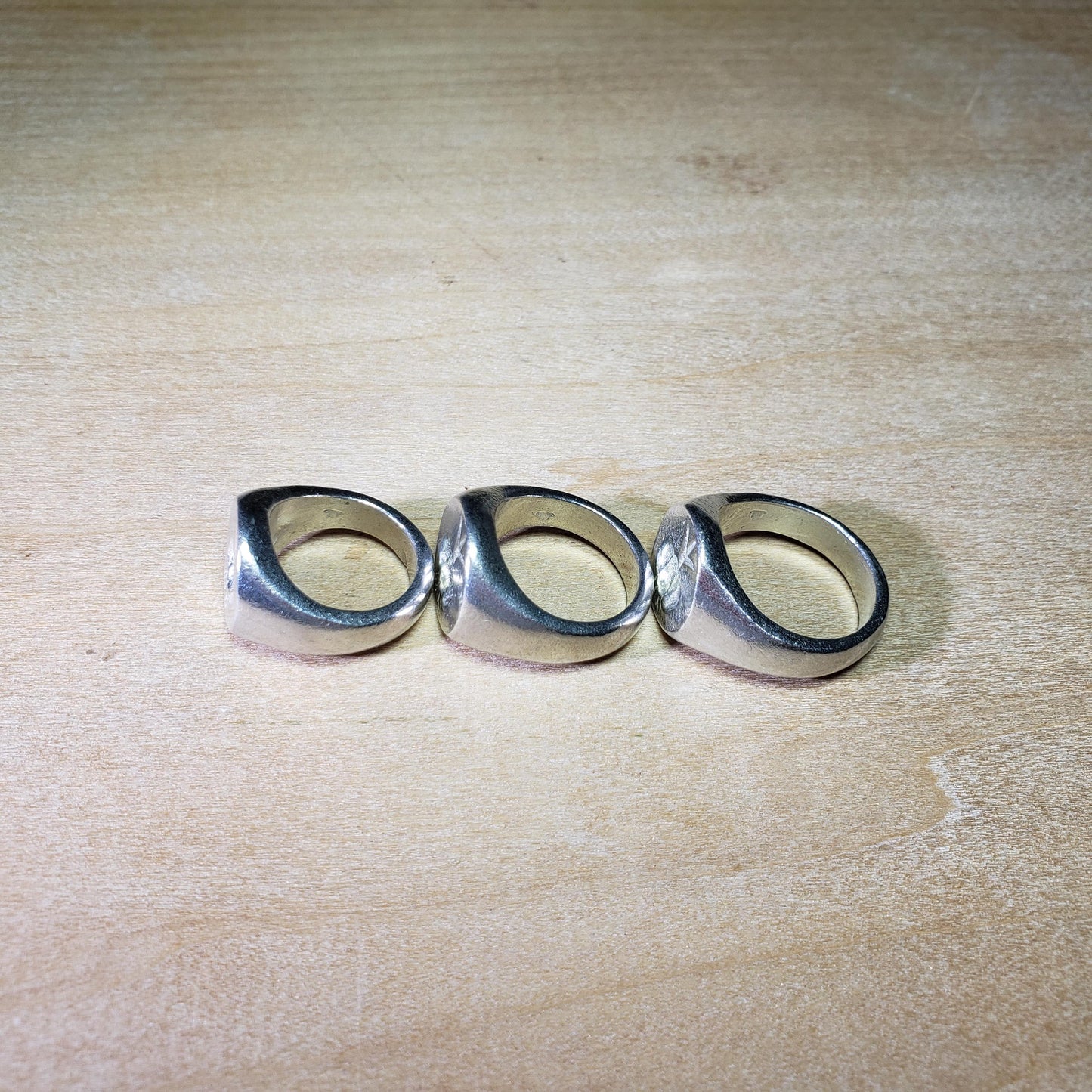 Garlic wax seal signet ring