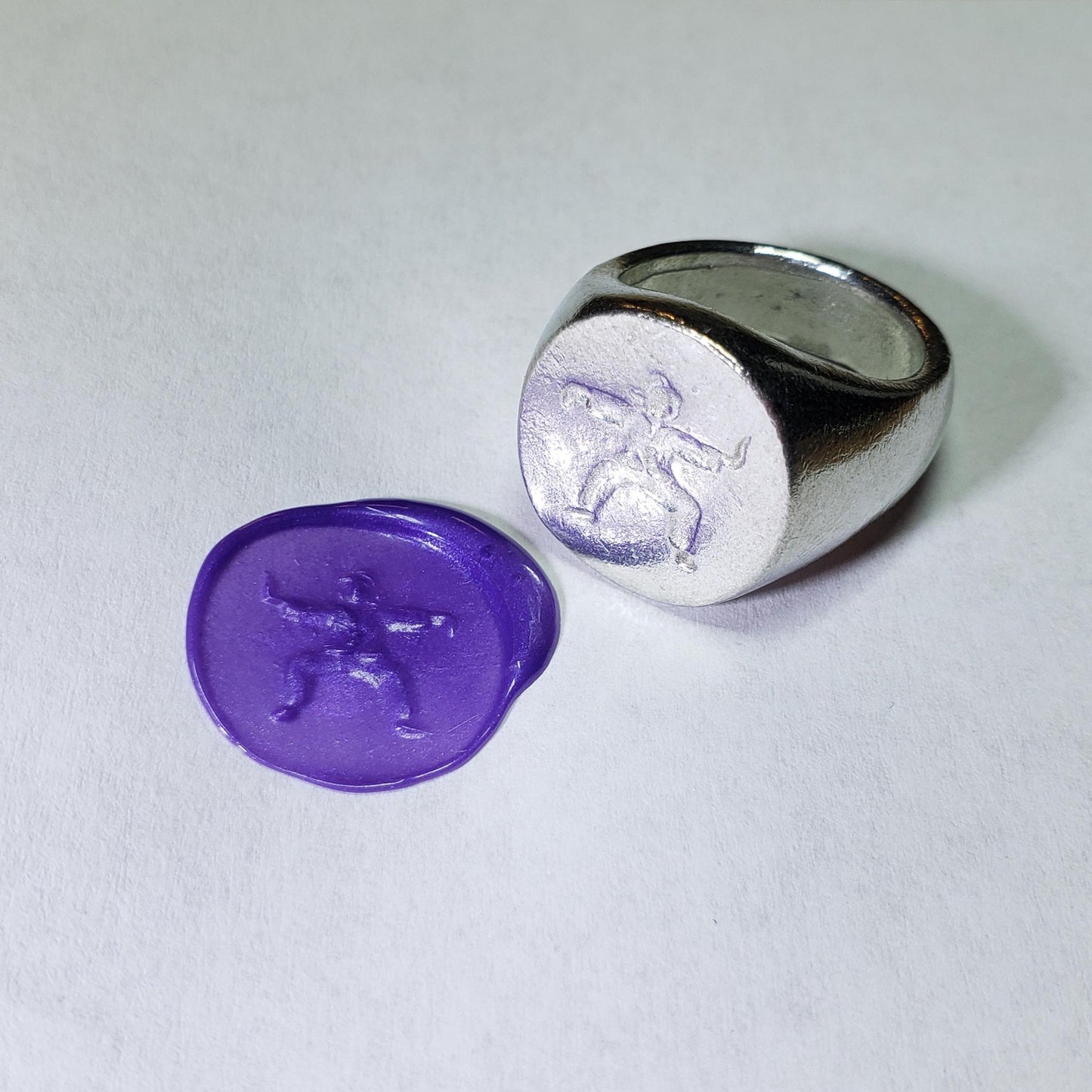 taichi wax seal signet ring