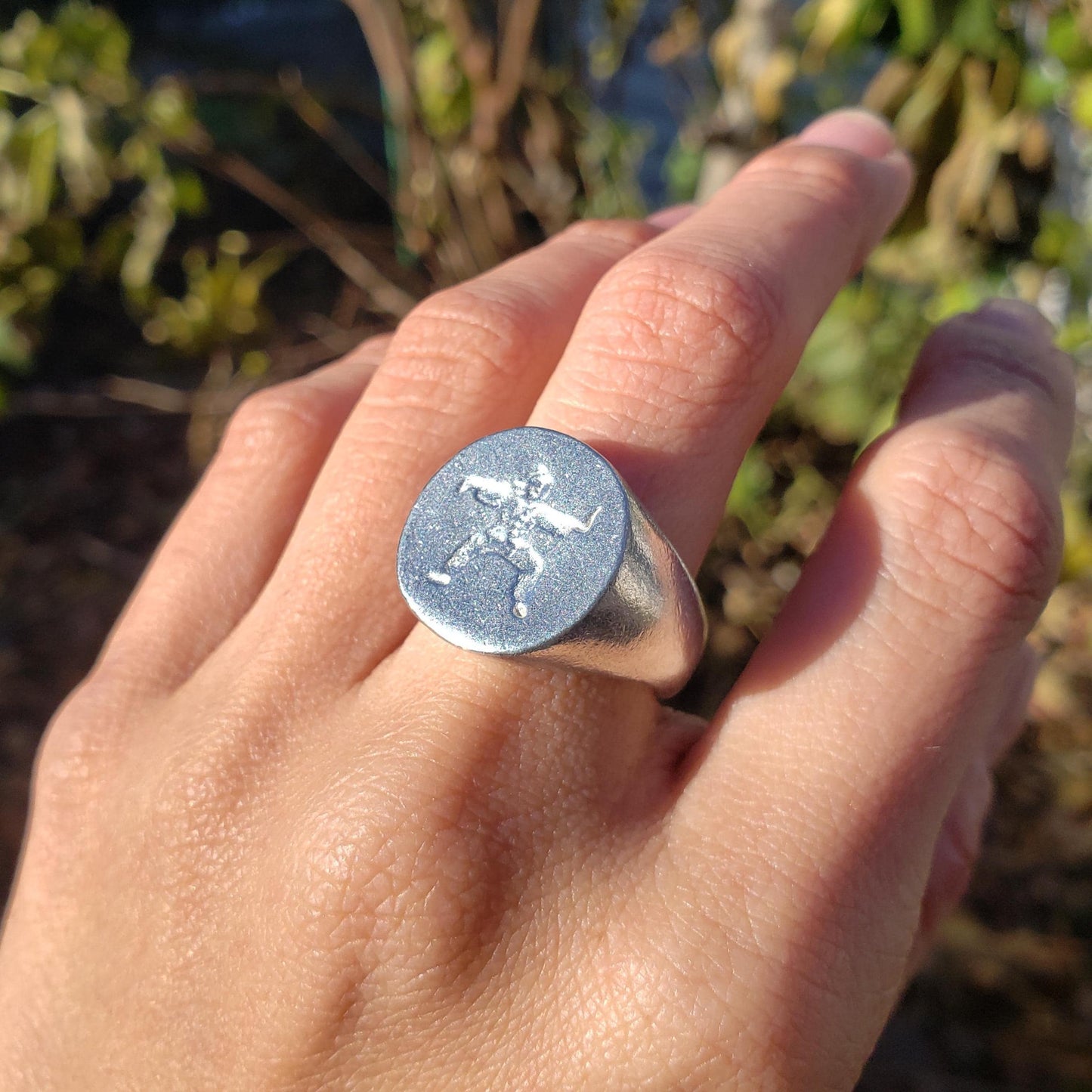 taichi wax seal signet ring