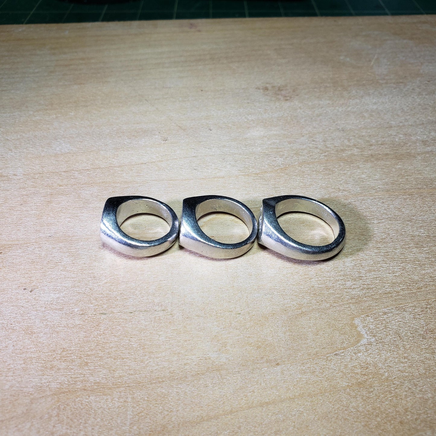 Olive ewe wax seal signet ring