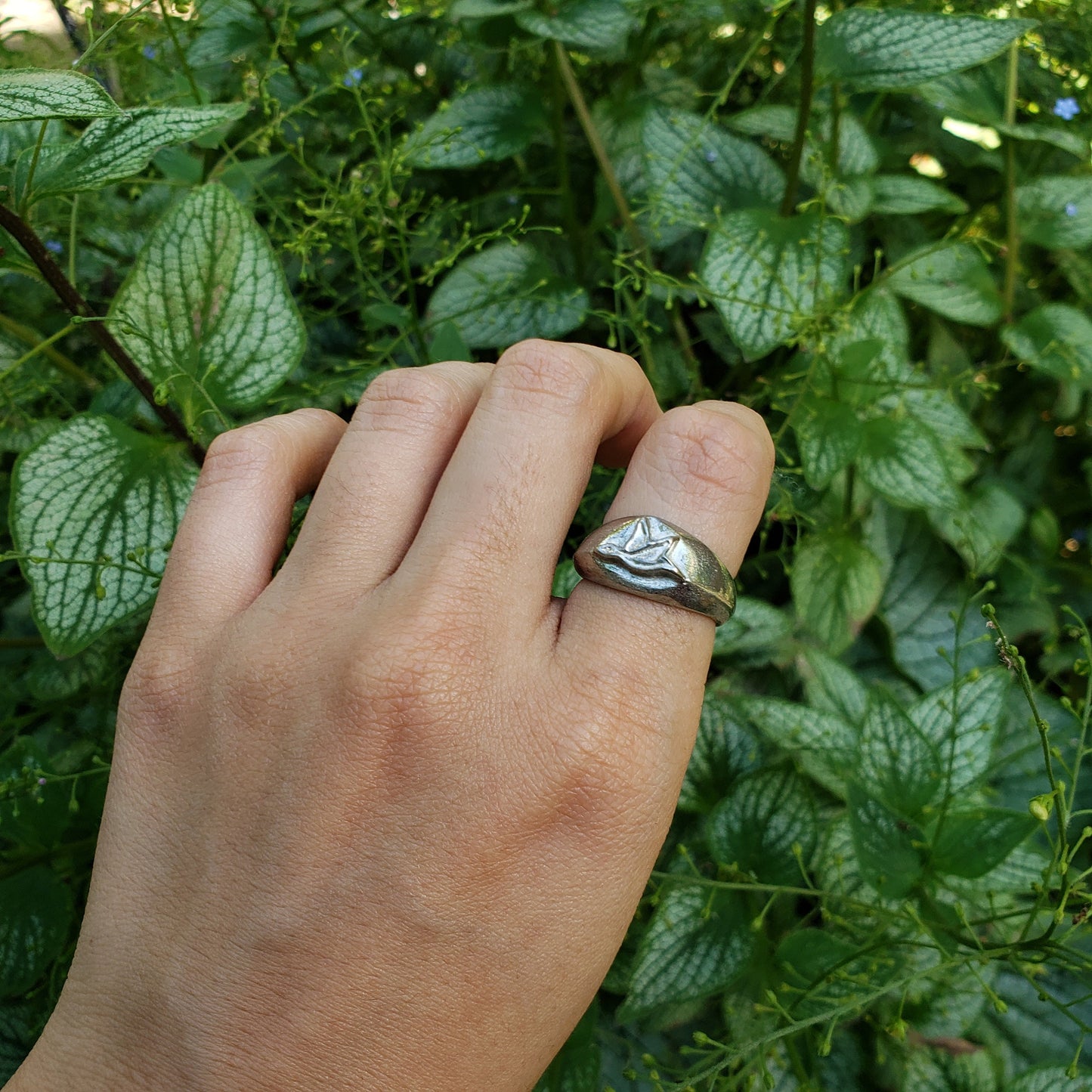 Goose wax seal signet ring