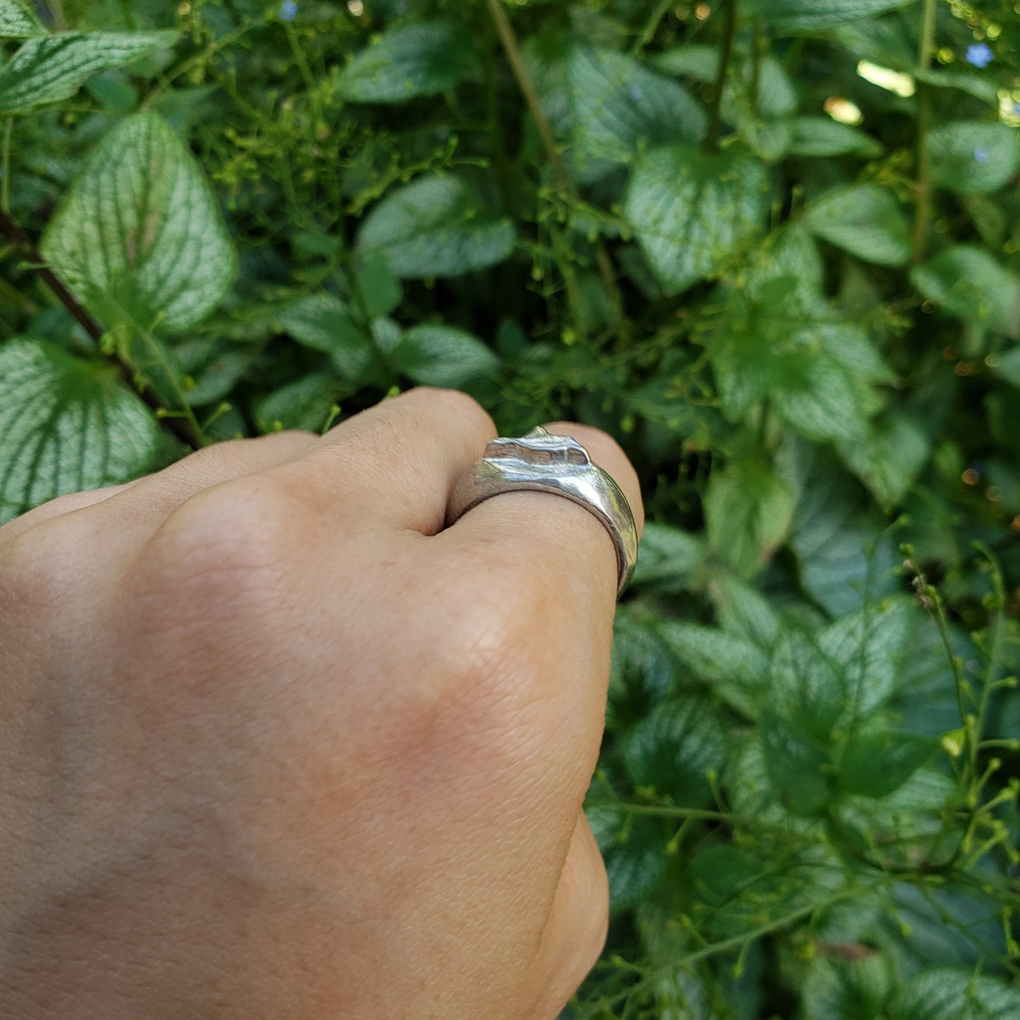 Goose wax seal signet ring