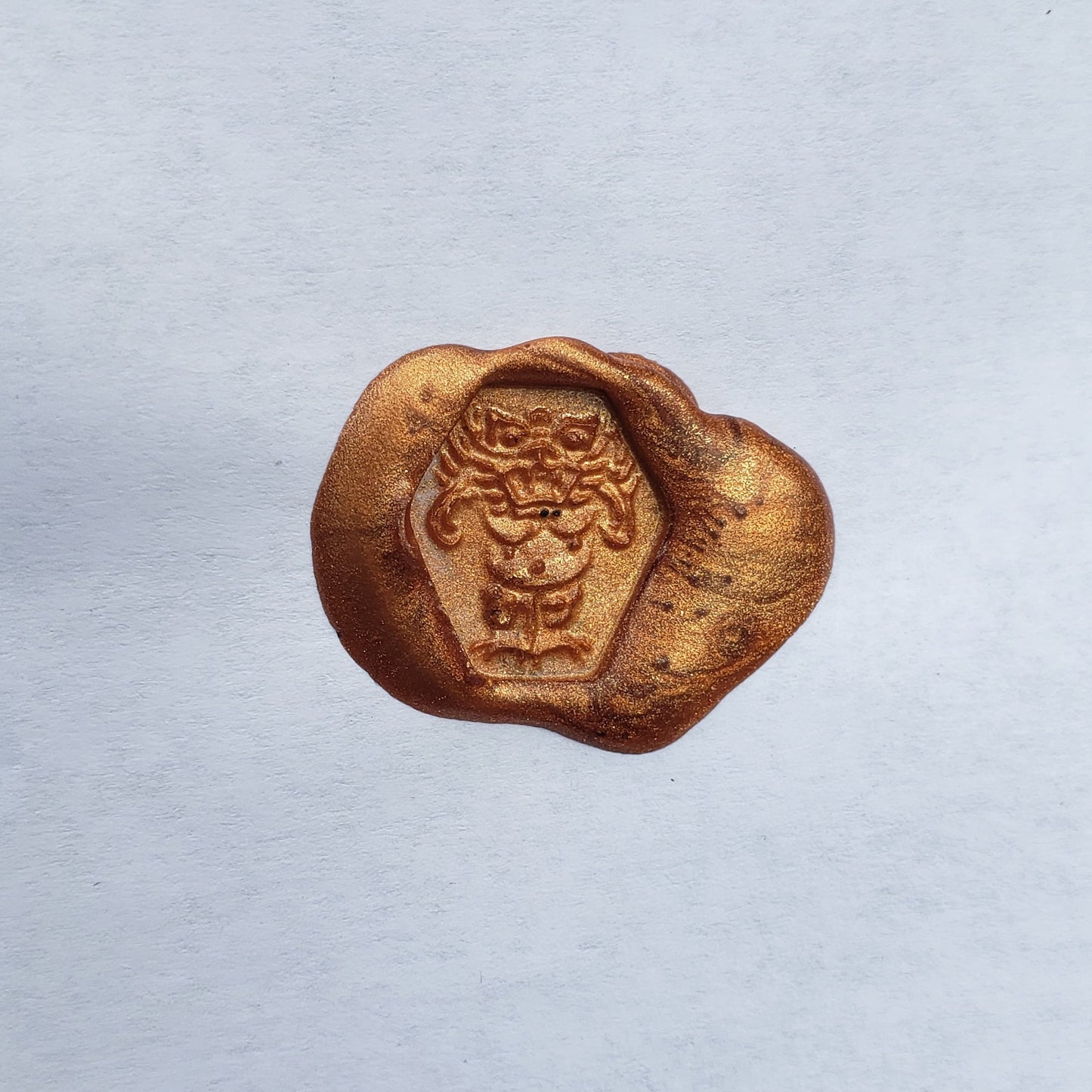 Dokkaebi wax seal signet ring