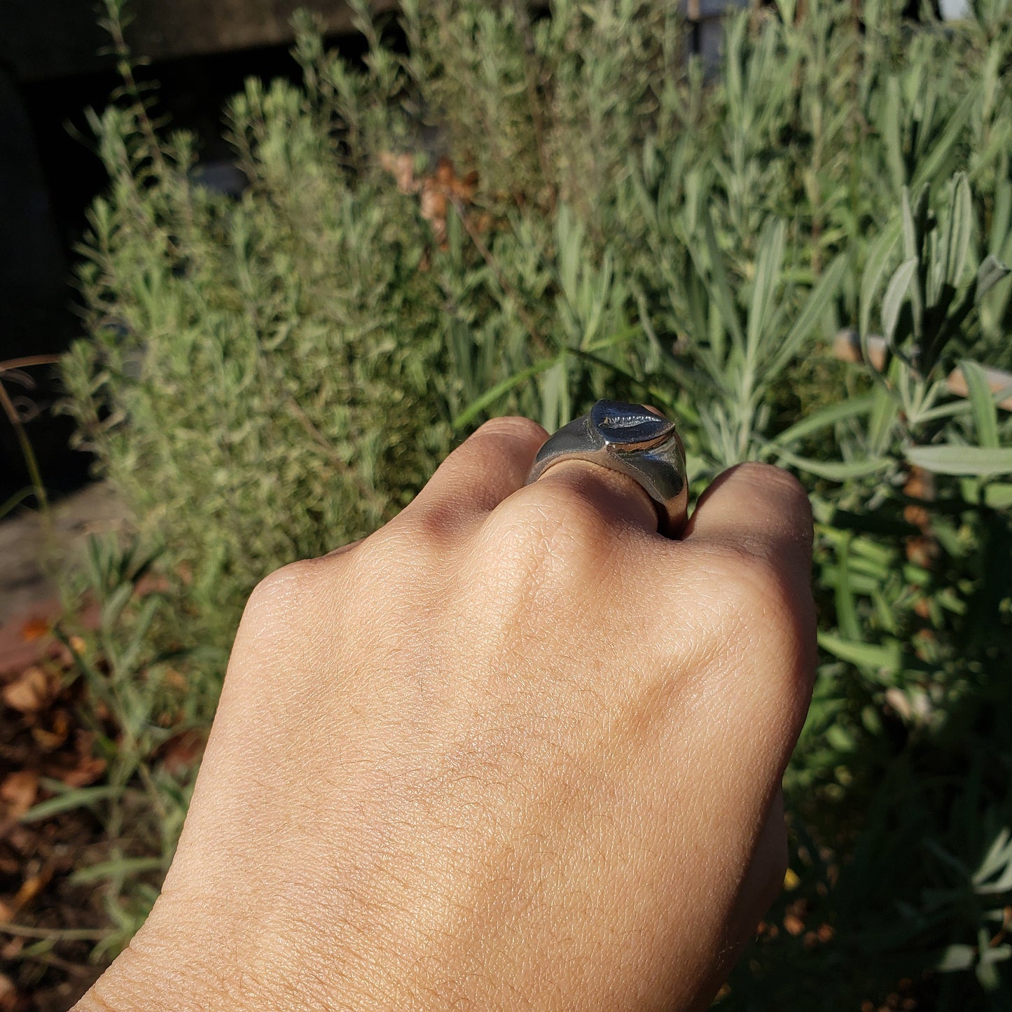 Feather wax seal signet ring