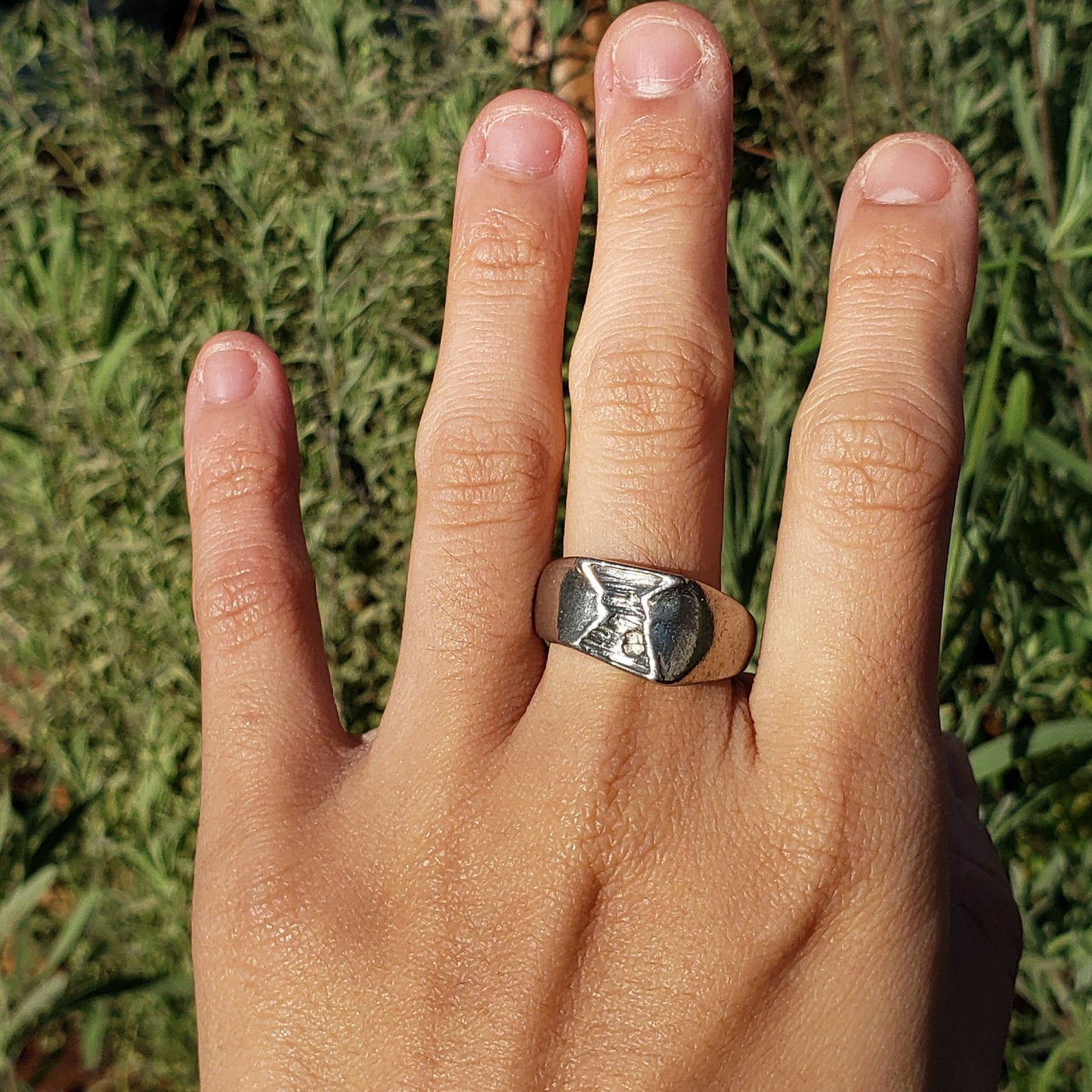 Tornado wax seal signet ring