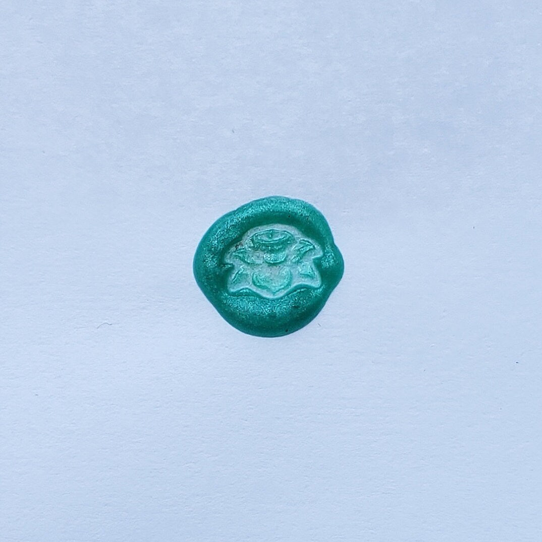 daffodilotus flower wax seal signet ring