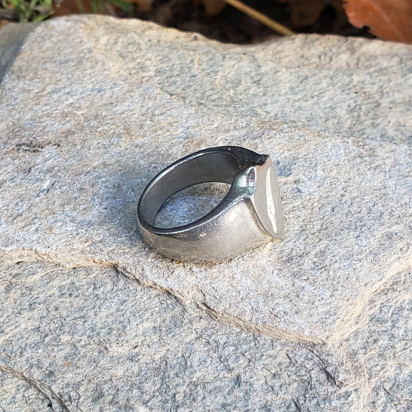 Feather wax seal signet ring